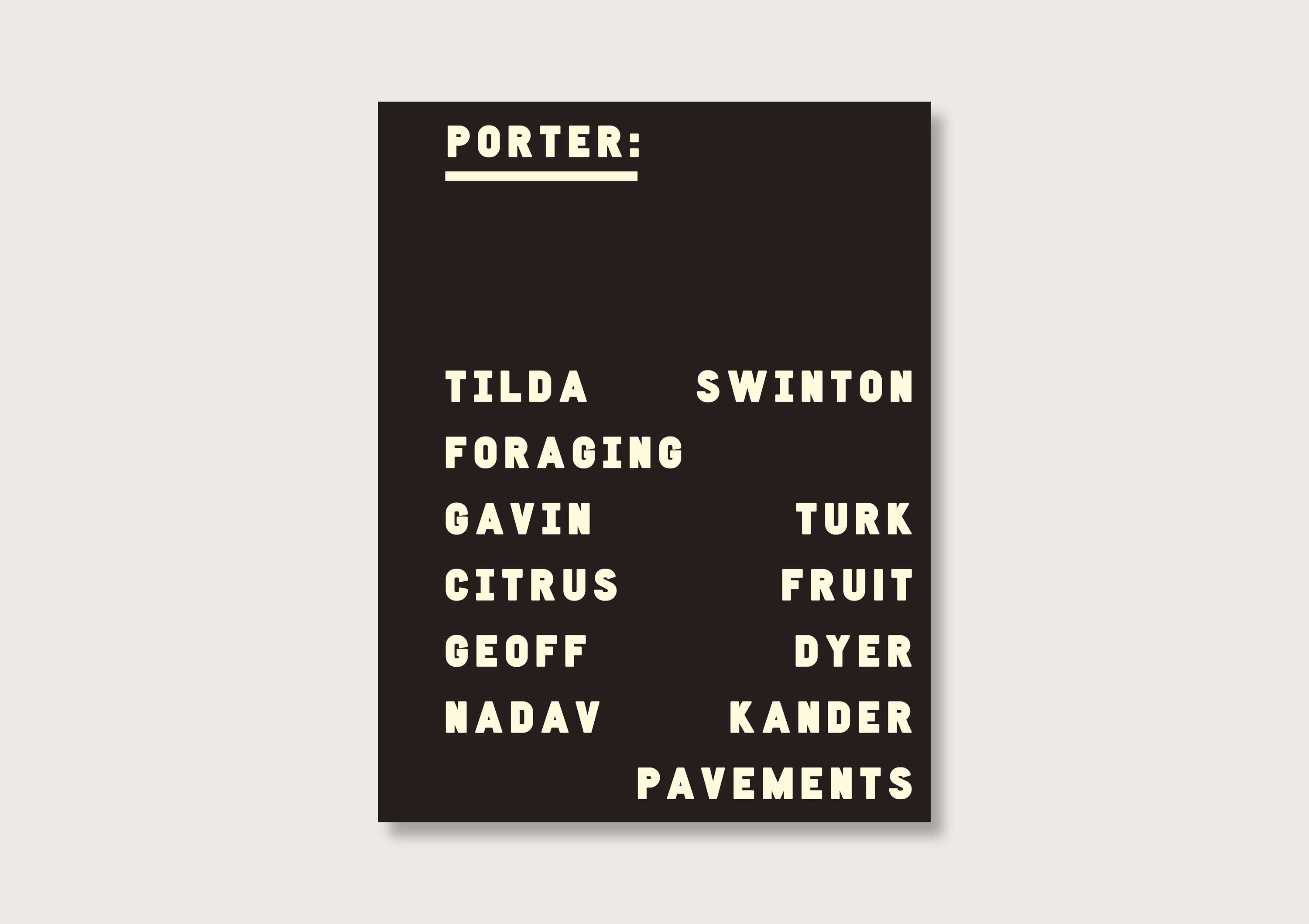 Port Magazine, issue 22 by Matt Willey