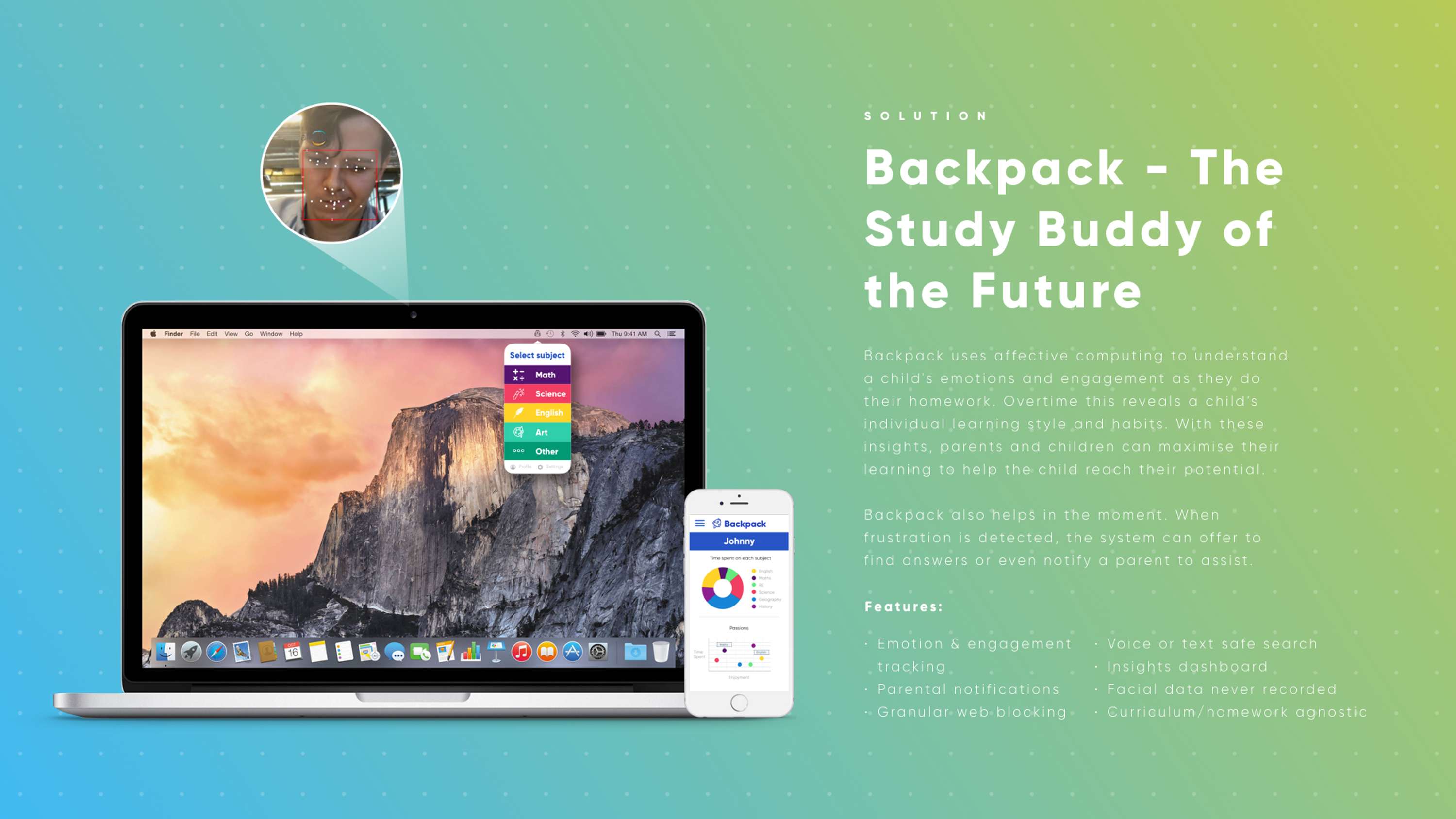 Backpack – Edtech Startup Concept by Alex Daish