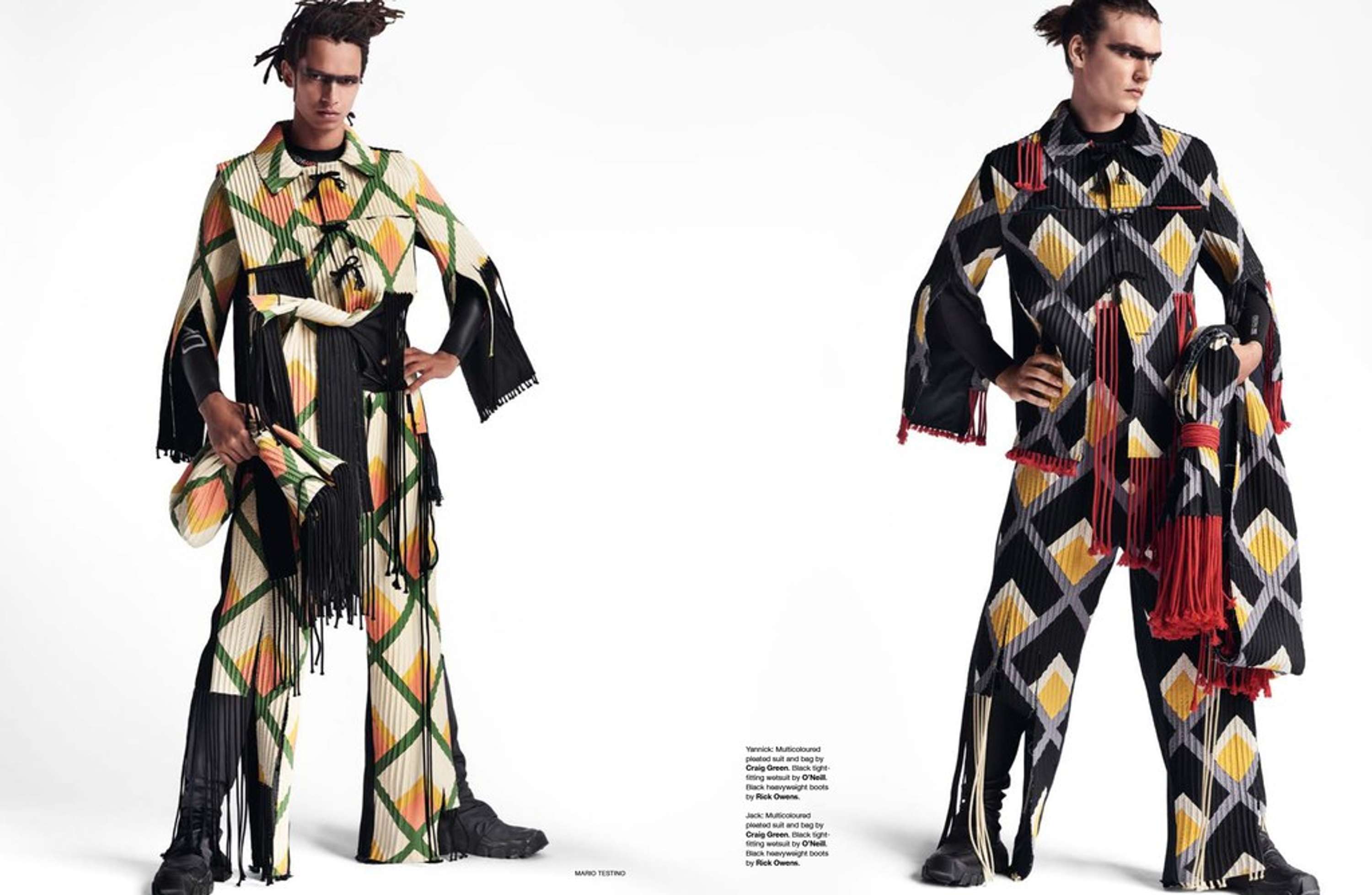 Man About Town: "Pea Cocking" Mario Testino Editorial by Luani Vaz