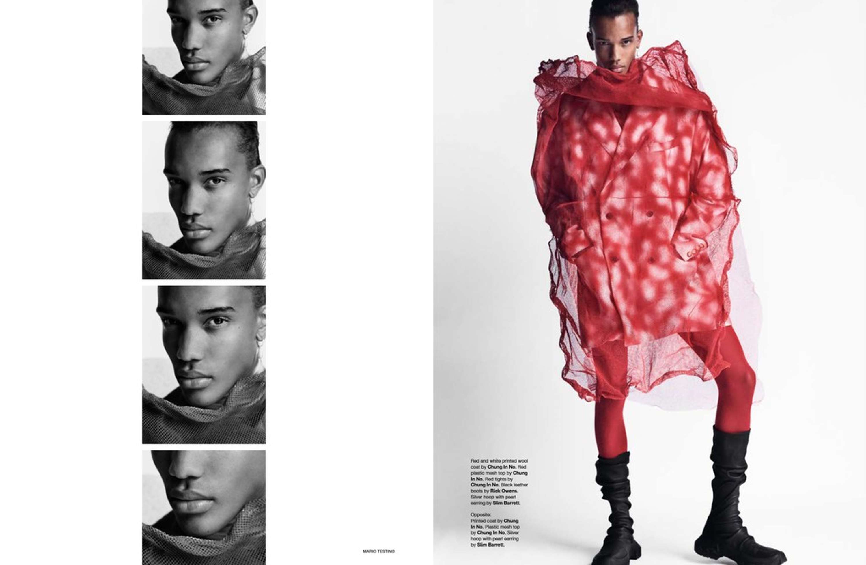 Man About Town: "Pea Cocking" Mario Testino Editorial by Luani Vaz