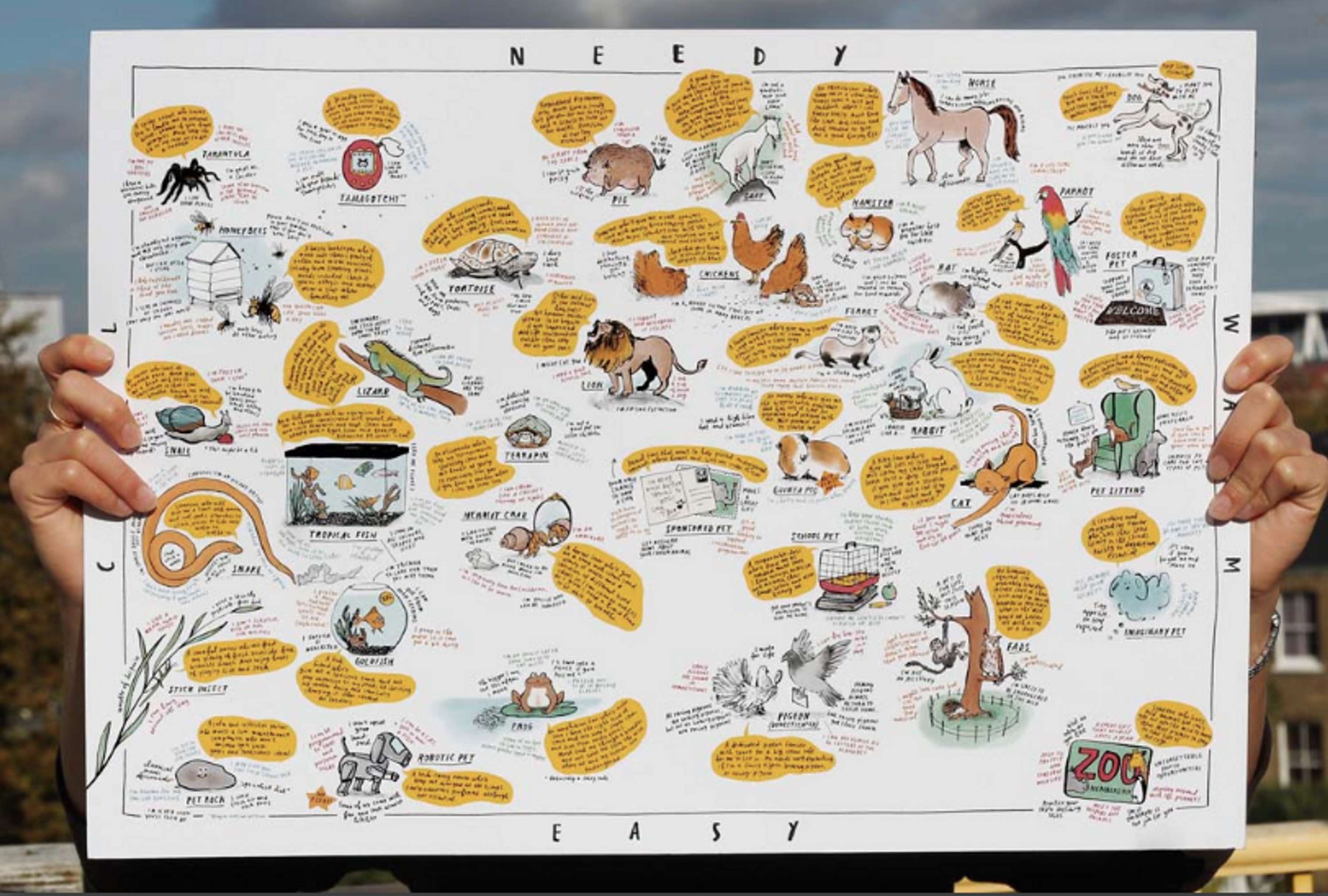 Writing an entertaining guide to choosing a pet by Sarah Farley