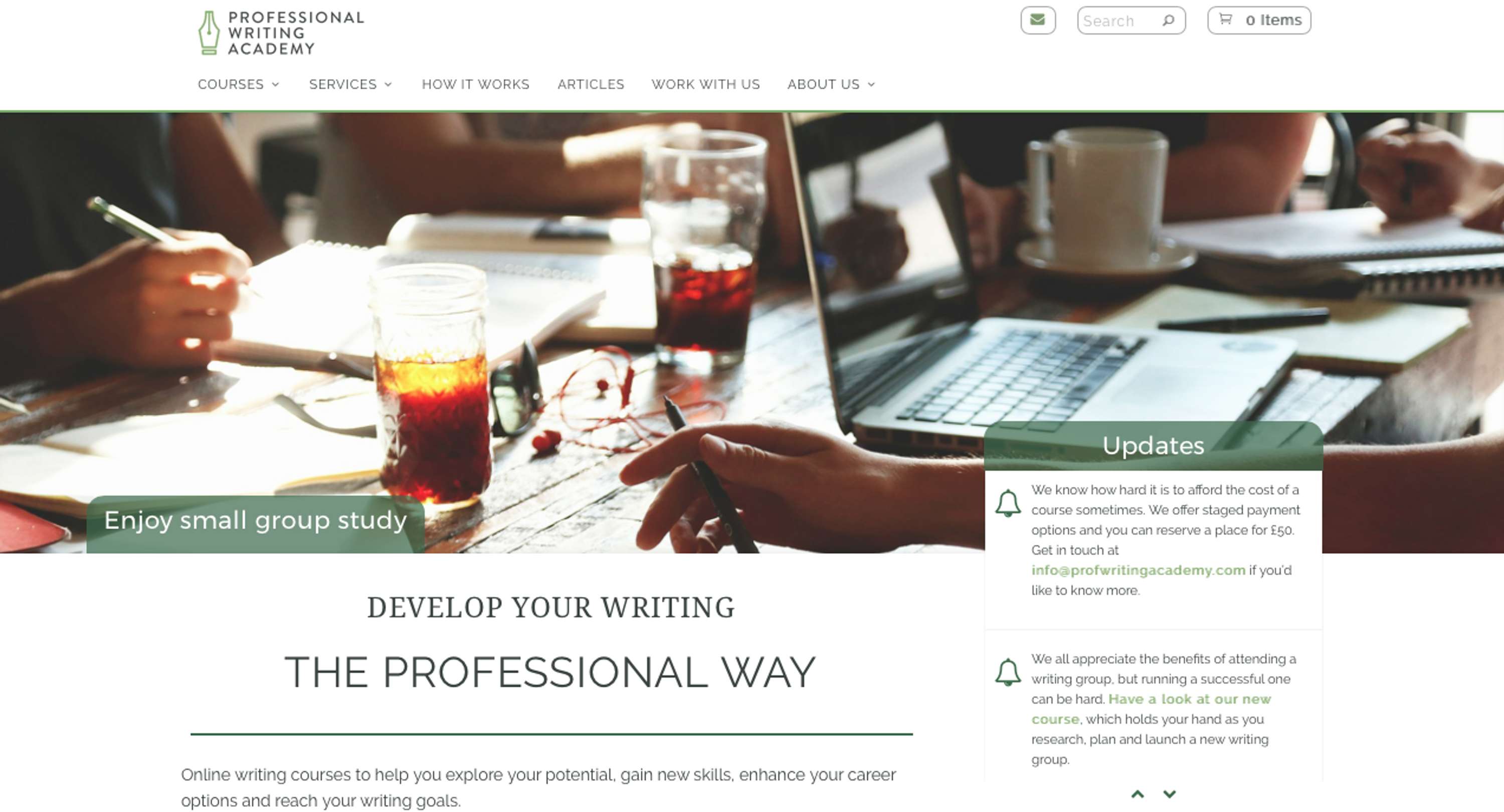 Content strategy and new website by Sarah Farley