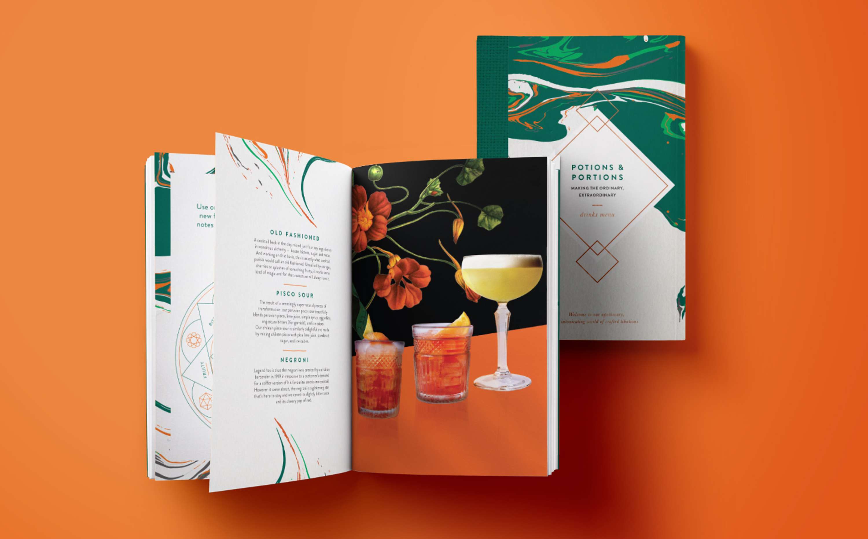 Drake & Morgan Menu Refresh by Georgina Balfe
