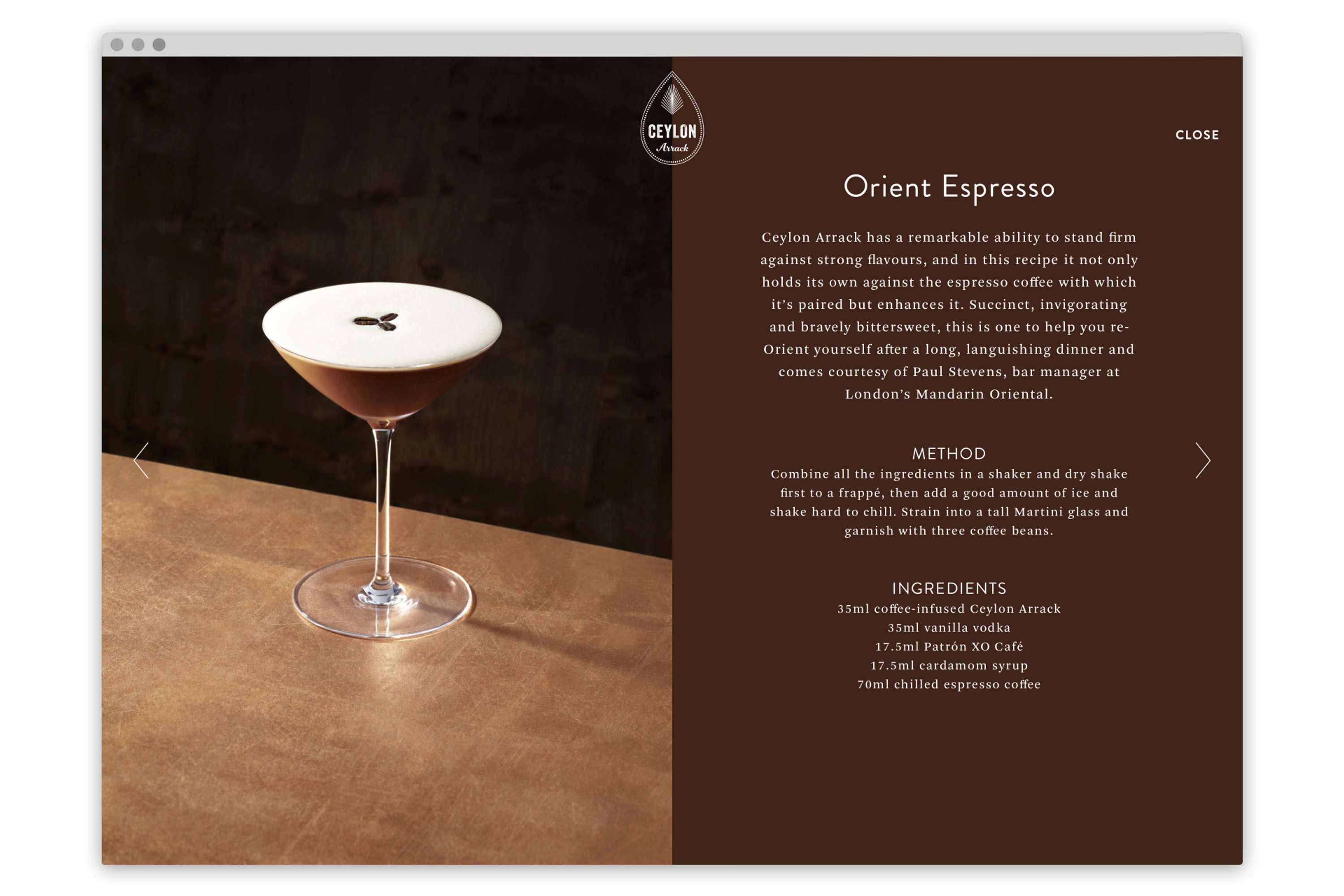 Ceylon Arrack by Erica Dorn