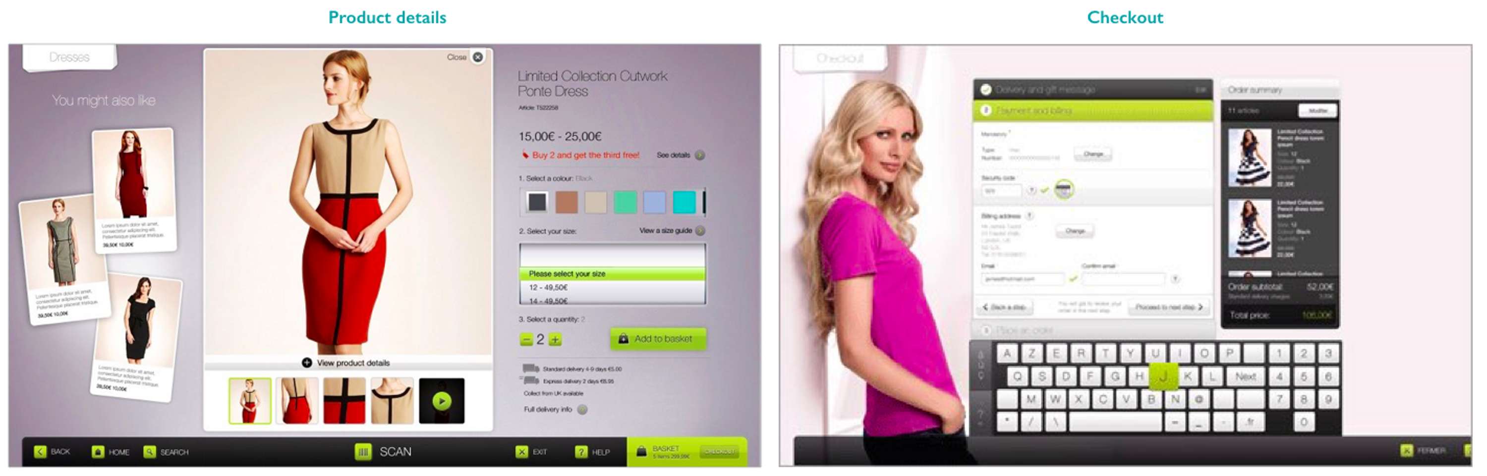 Marks and Spencer in-store kiosk by Sushma Sudhir