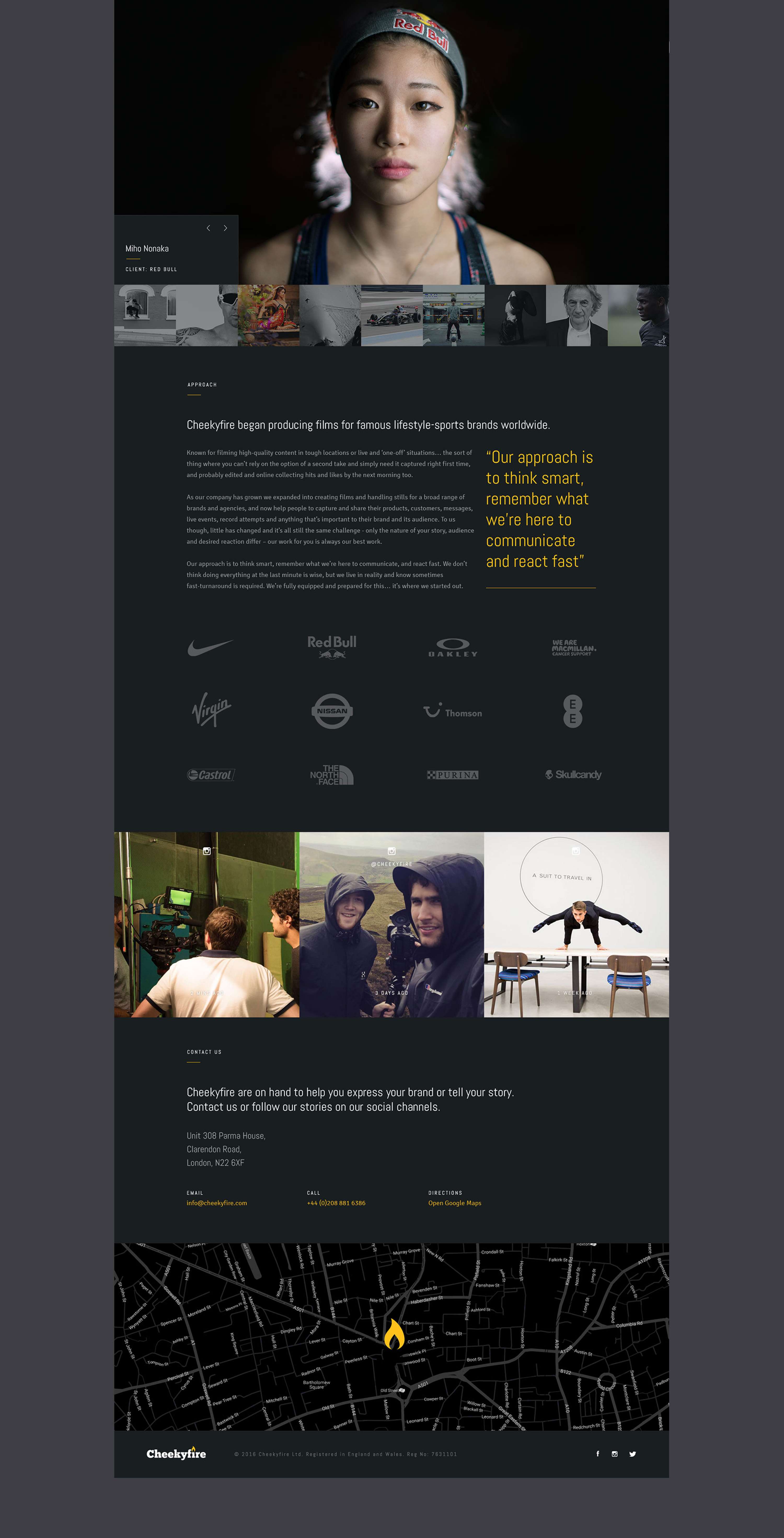 Cheekyfire  |  Web design by Lauren Archer