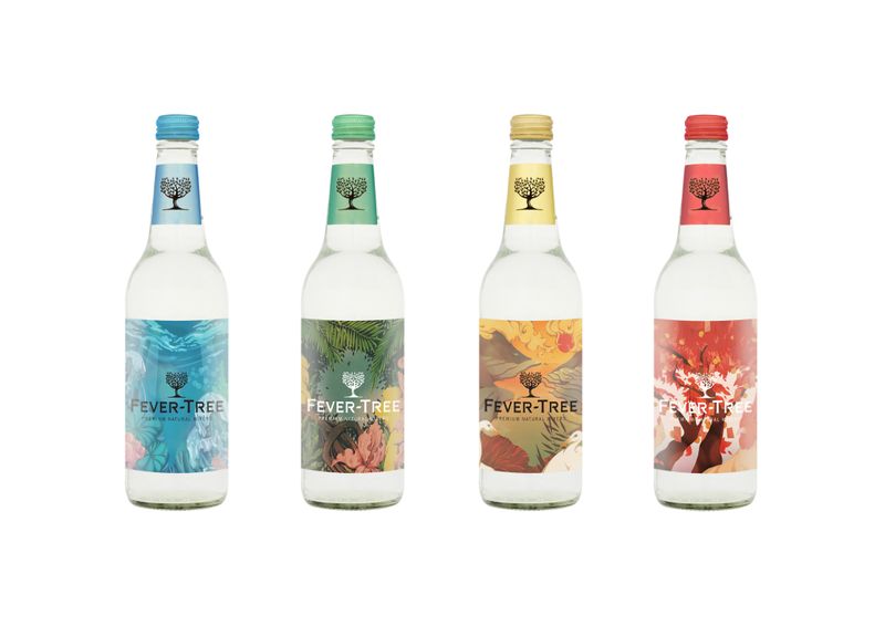 Packaging illustration  for Fever-Tree by Weitong Mai