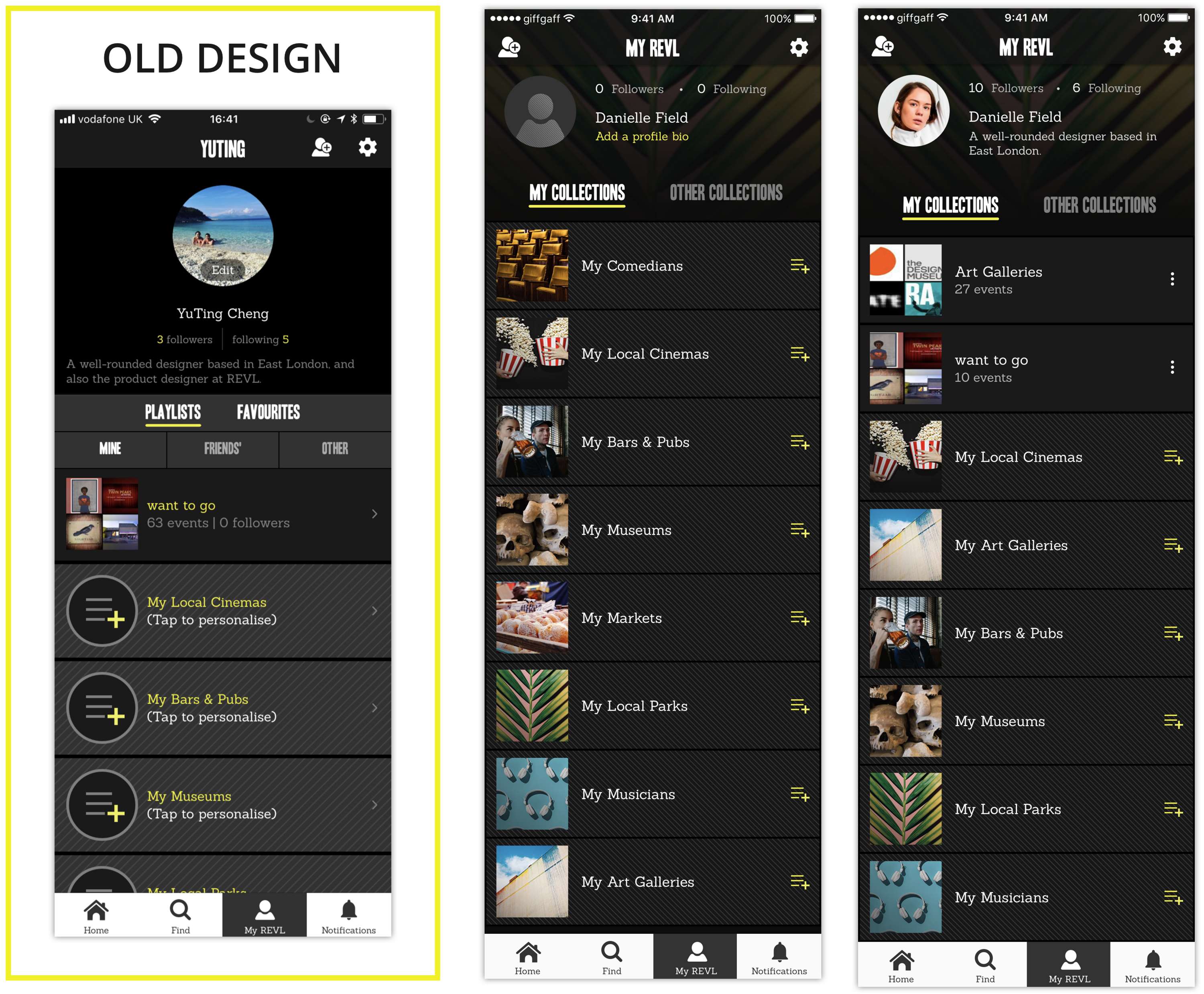 Consumer Events App UI & UX by YuTing Cheng