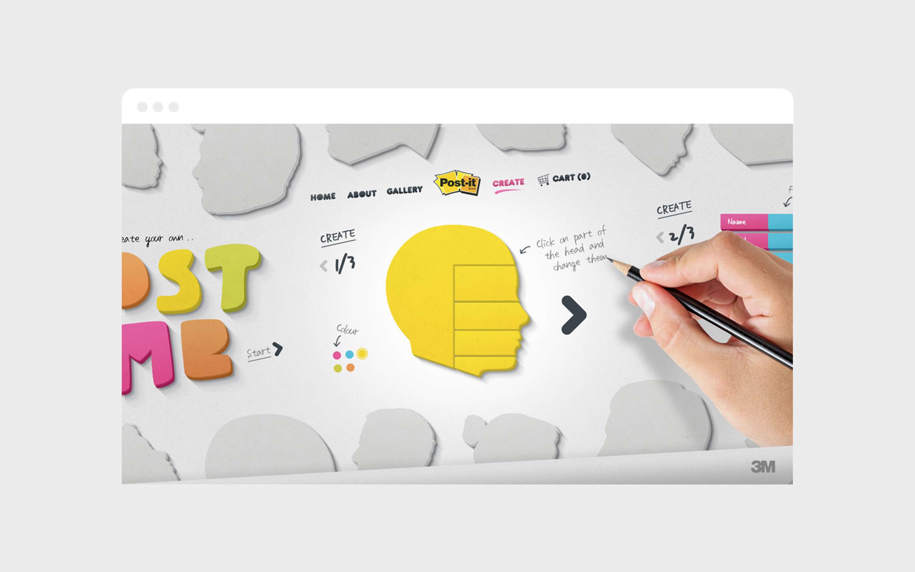 Making Post-It Personal by Moses Gunarman