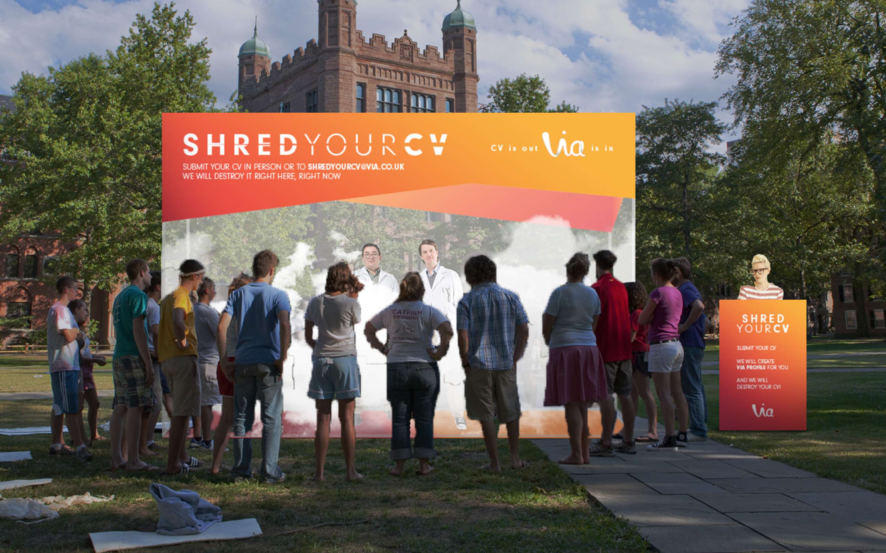 Shredding CV with Via by Moses Gunarman