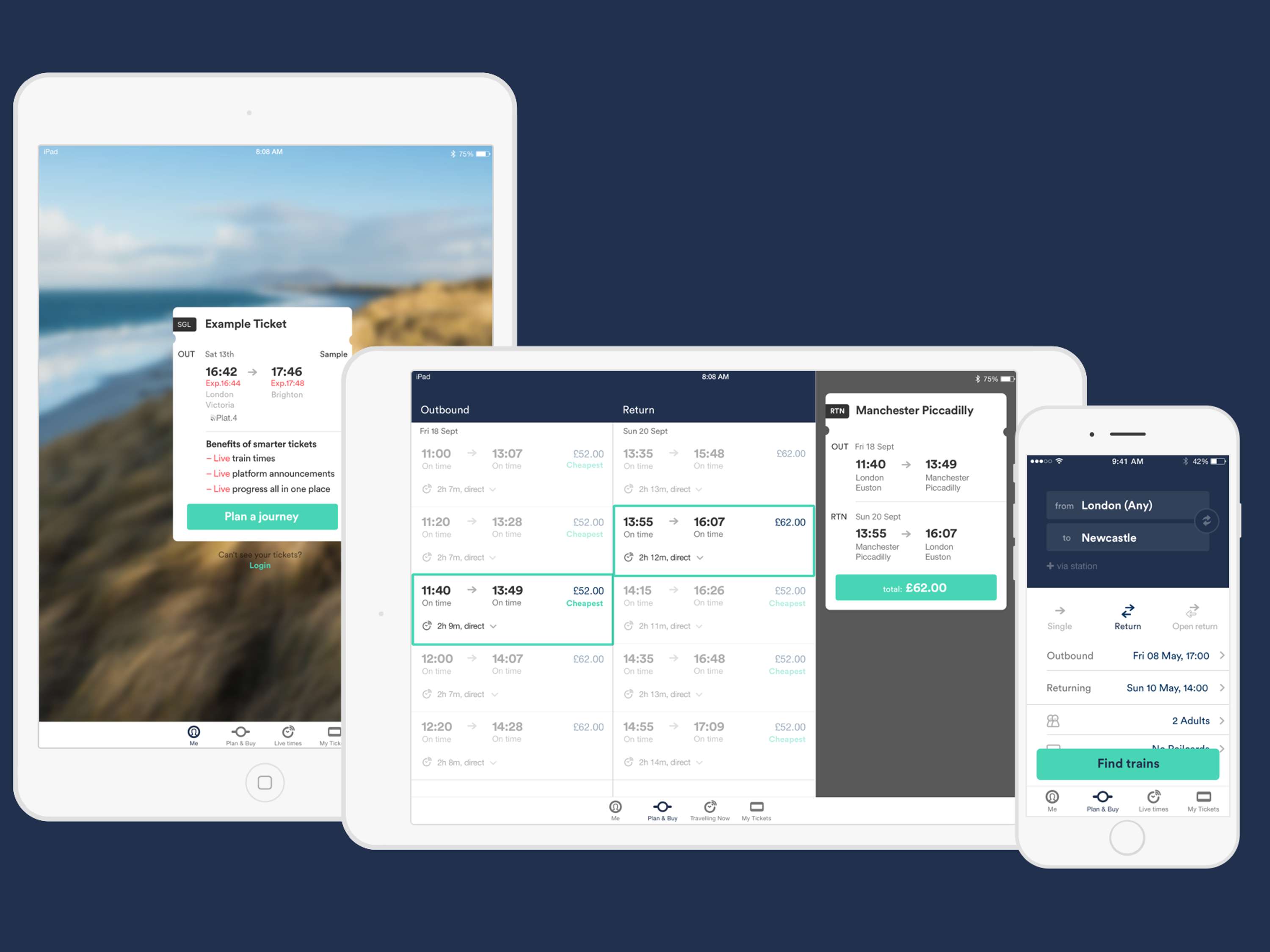 Trainline mobile apps by Rob Cleaton