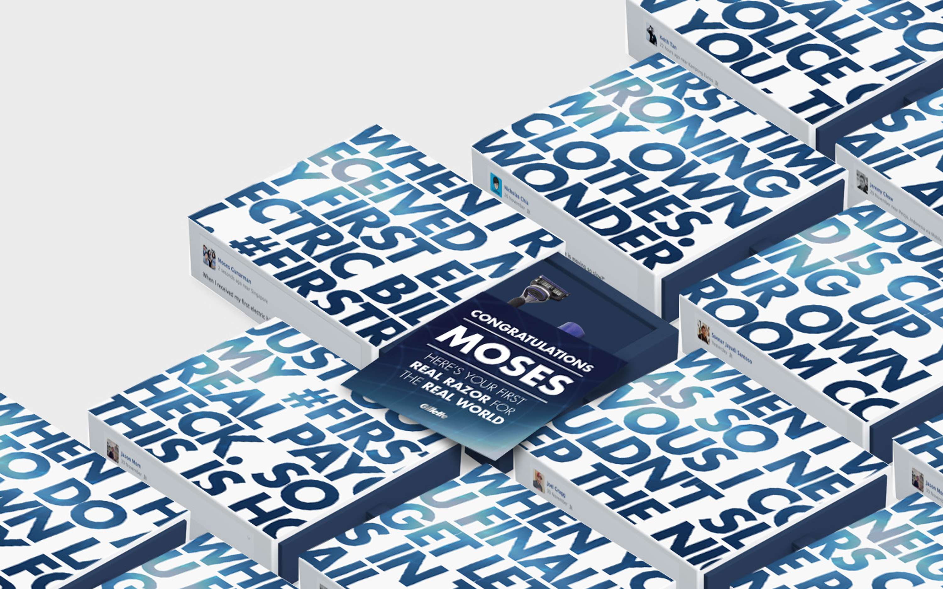 Introducing Gillette Razor to First Time Users by Moses Gunarman