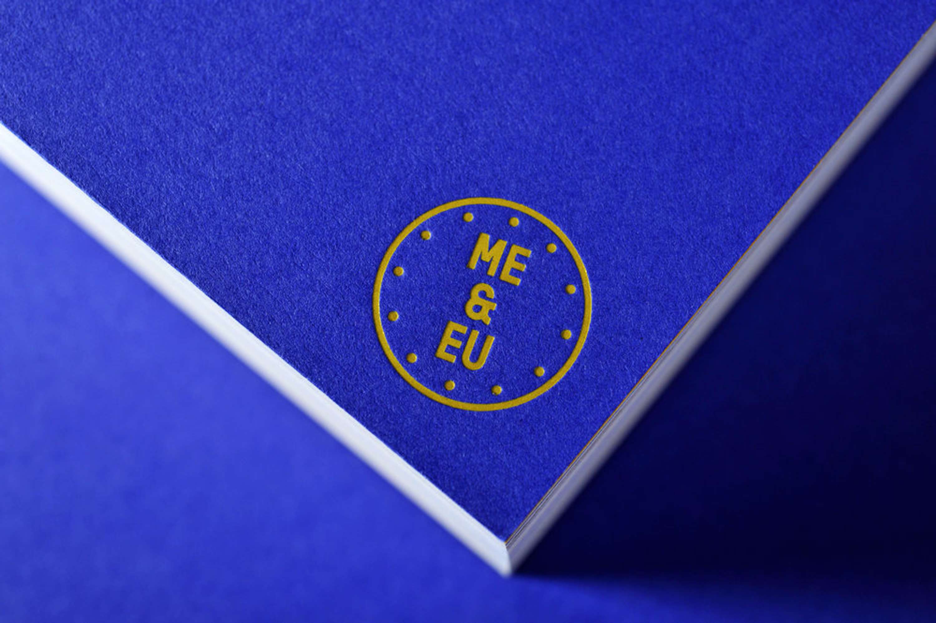 ME & EU POSTCARD by Craig Oldham