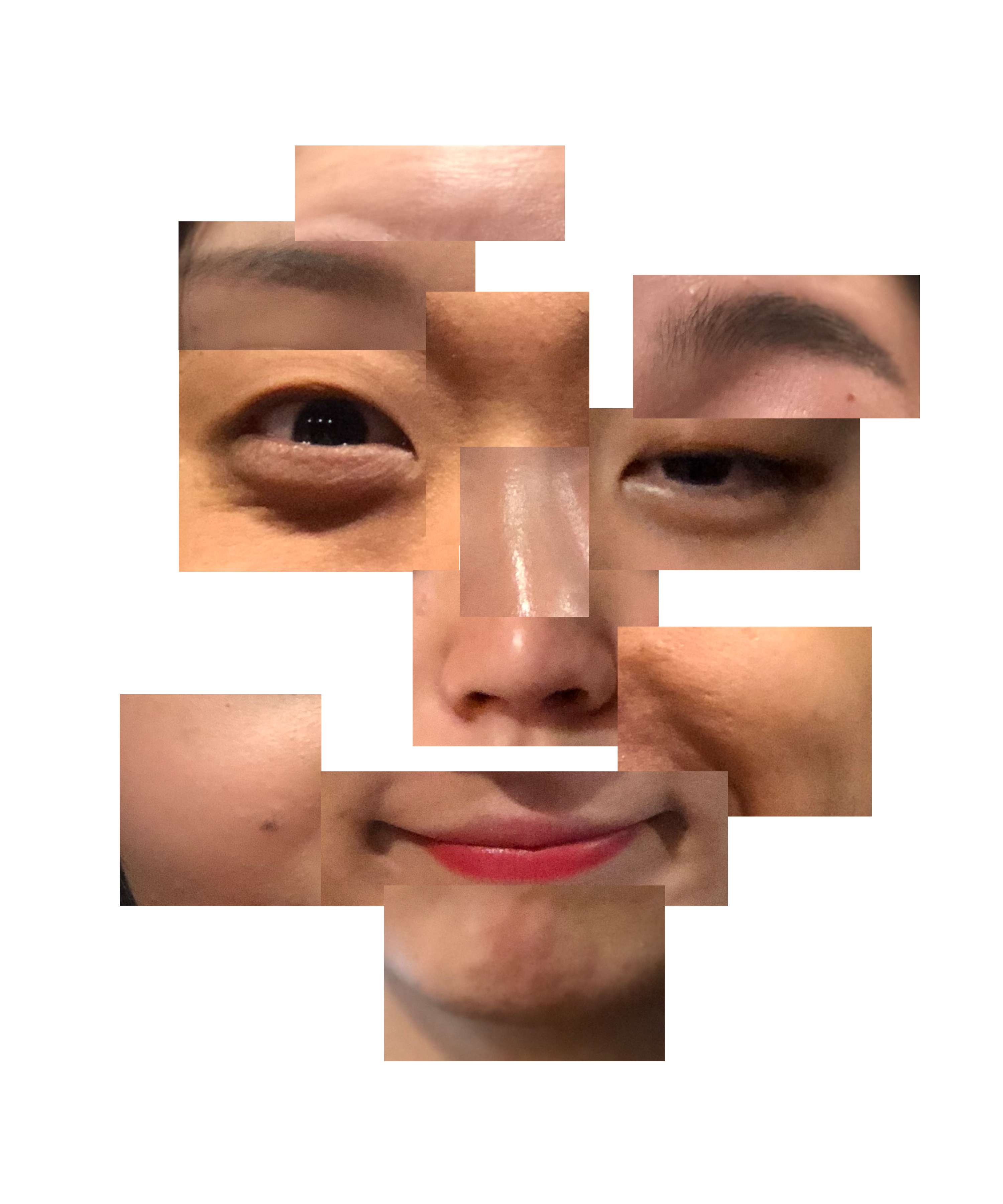 Collage of various expressions within an emotion by Katie Kim
