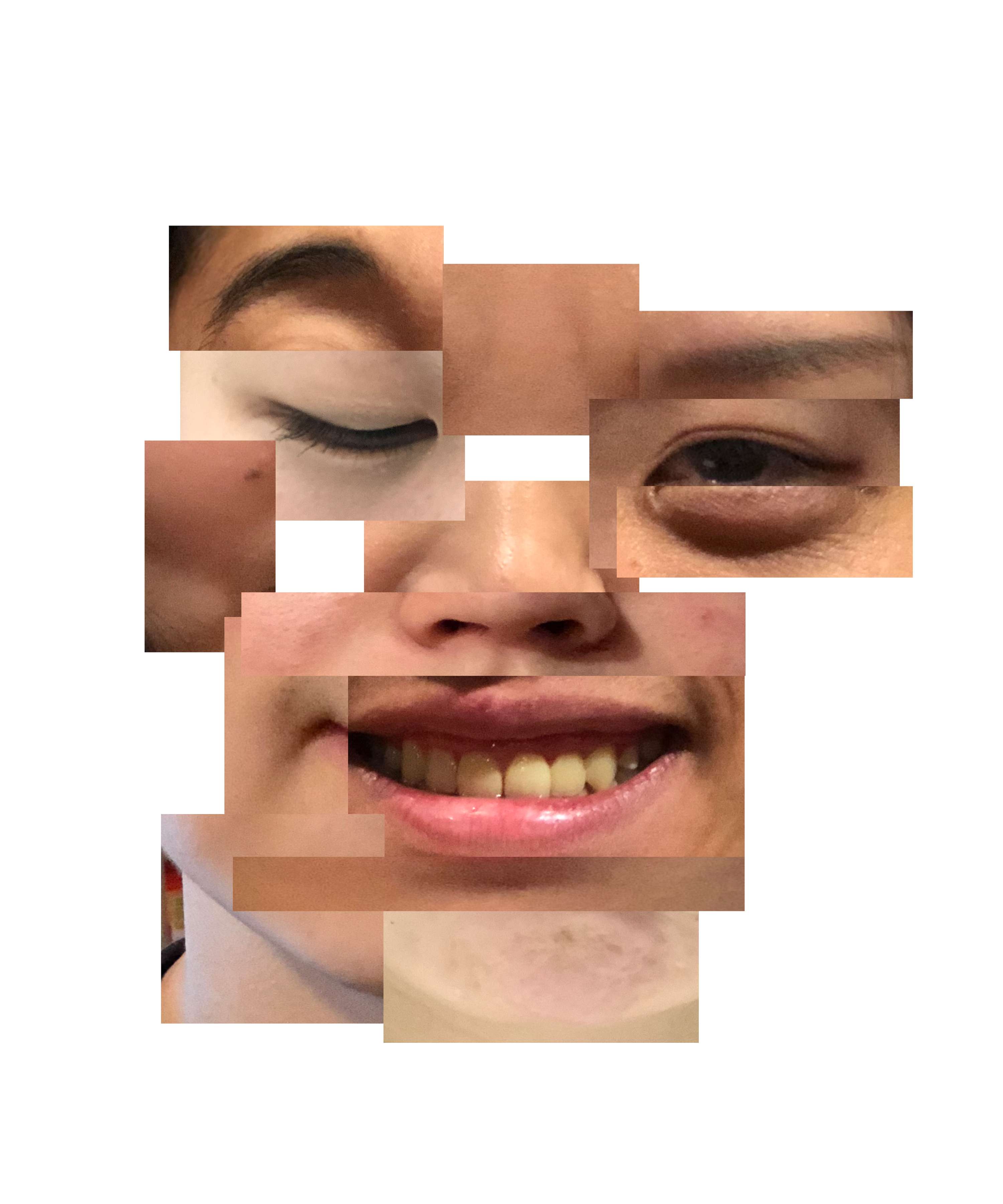 Collage of various expressions within an emotion by Katie Kim