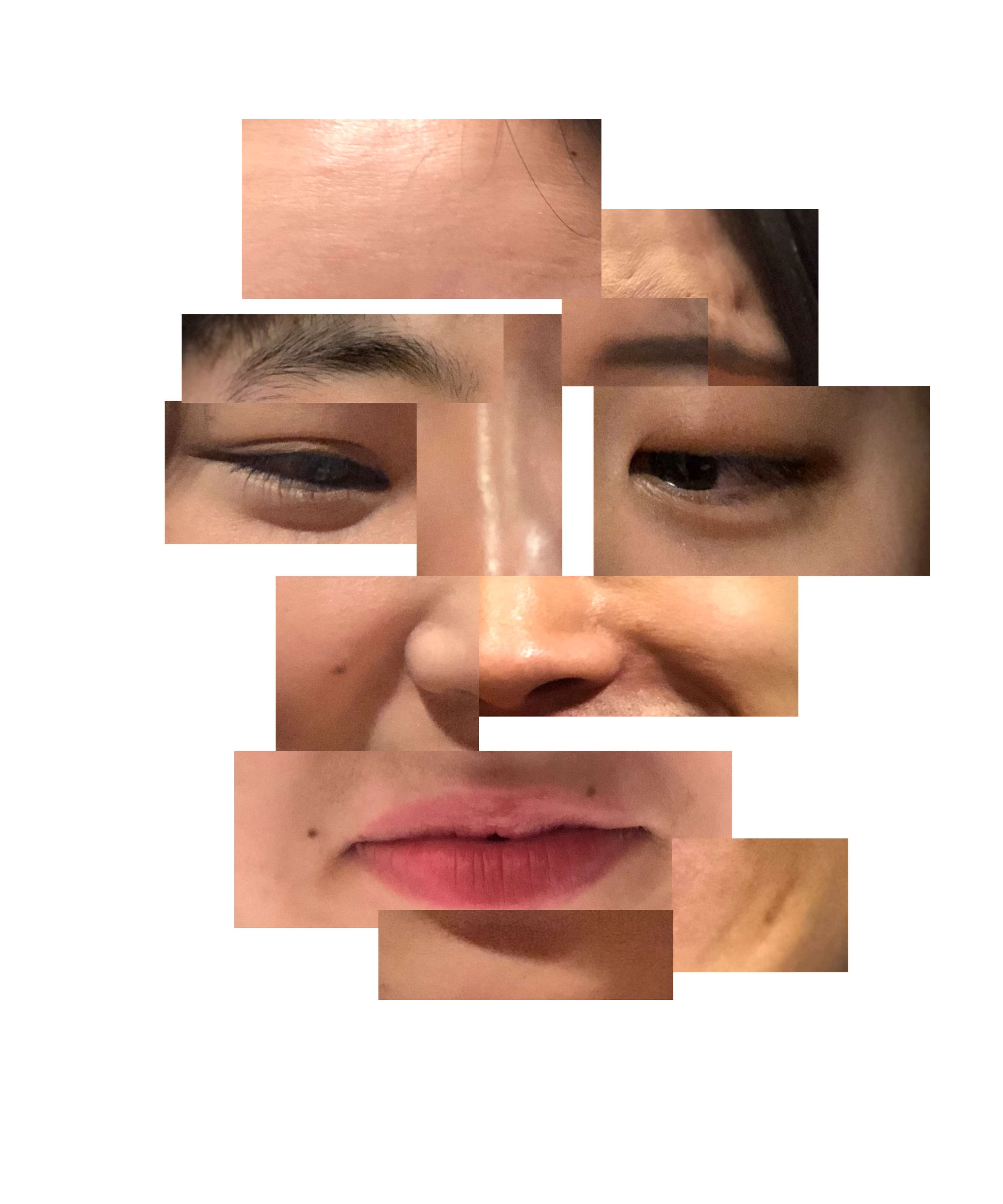 Collage of various expressions within an emotion by Katie Kim