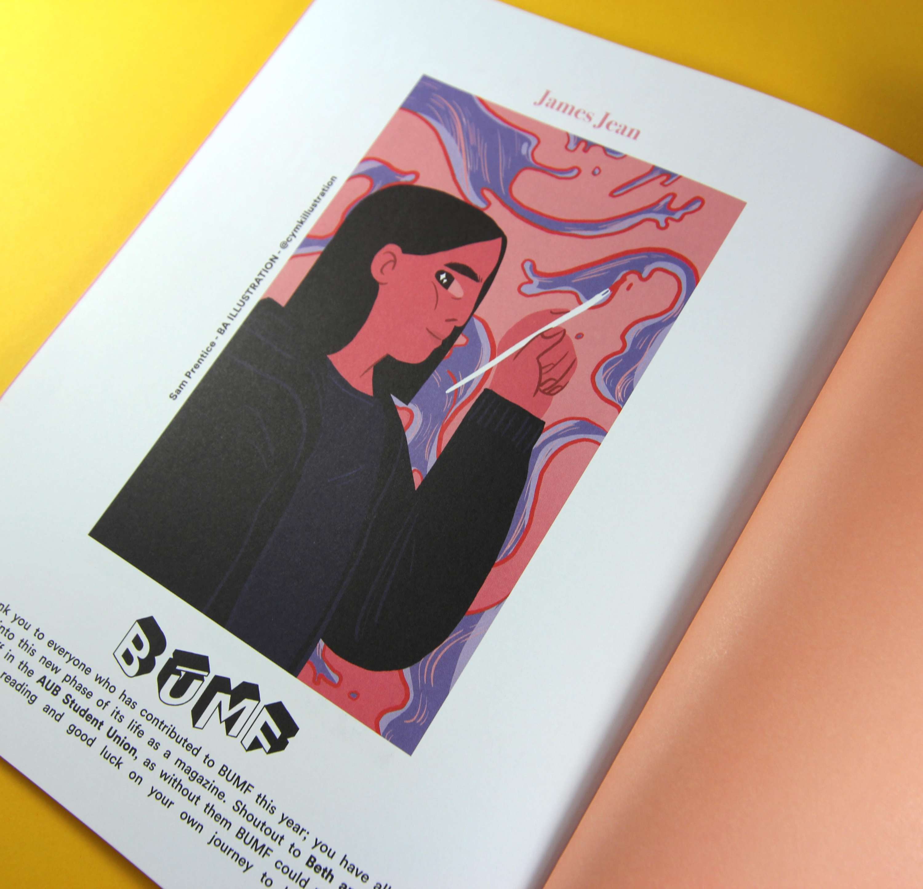 BUMF - AUBSU Student Publication (exec' editor & designer) by Hannah Morgan