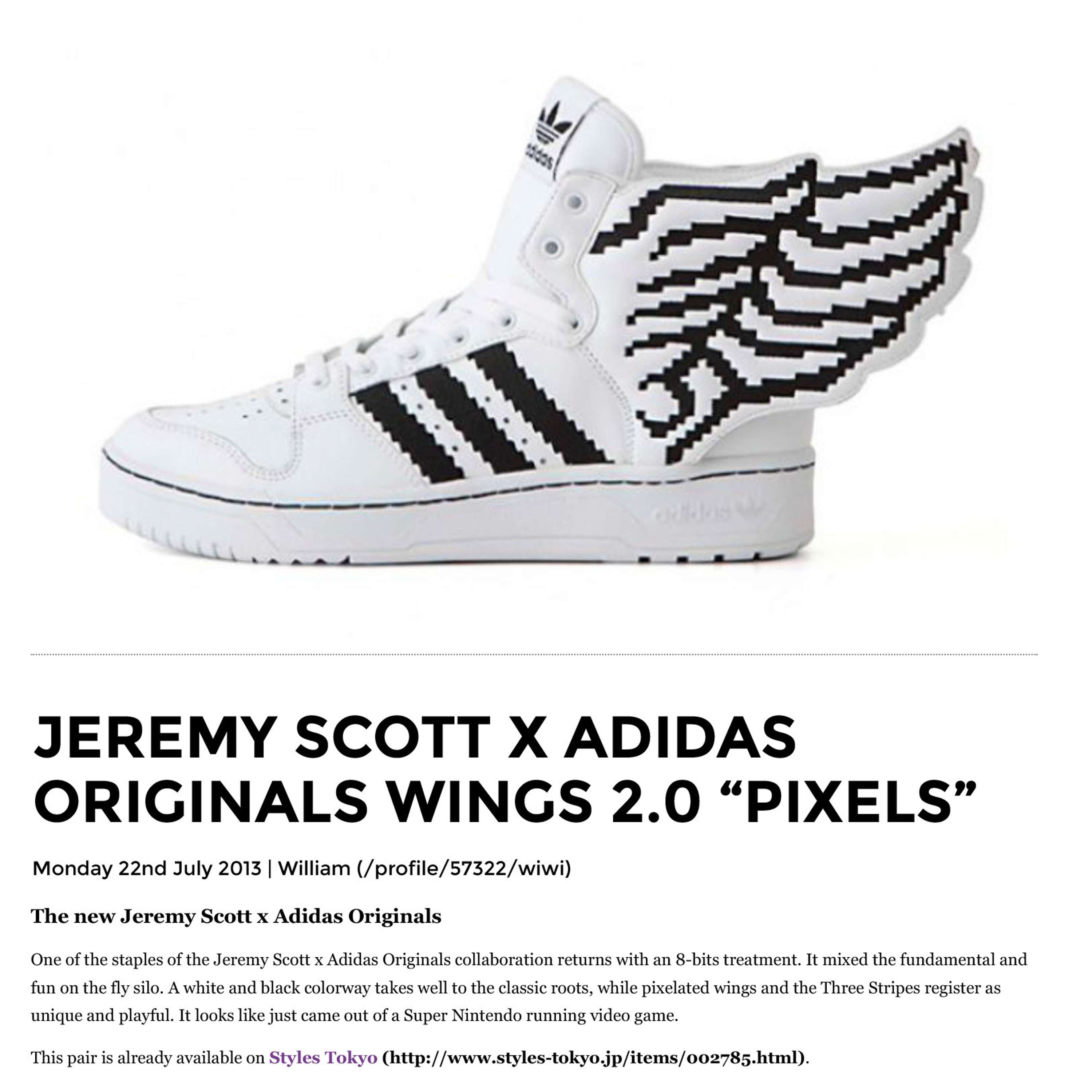 Article "Jeremy Scott Pixels" for Gestlist Network by William VIROT