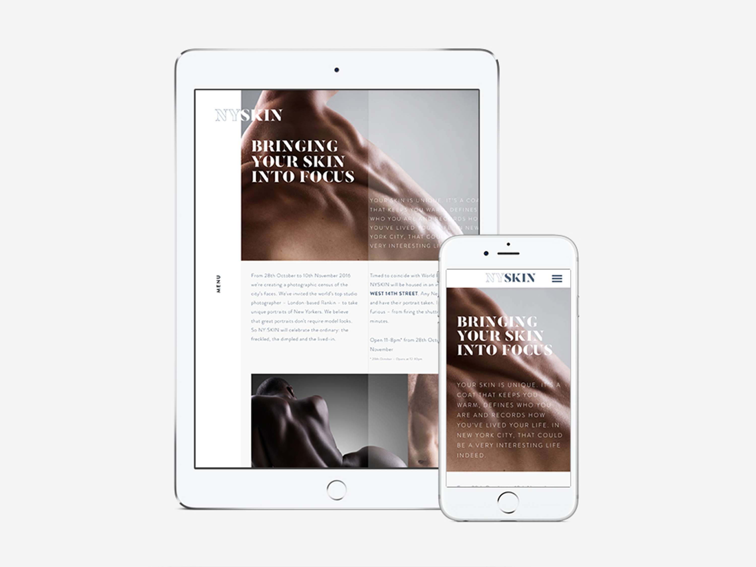 NY SKIN in-store digital experience by Verb Brands