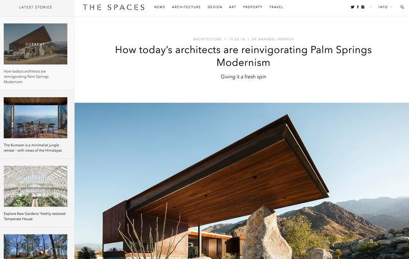 The Spaces: Modernism in Palm Springs by Annabel Herrick