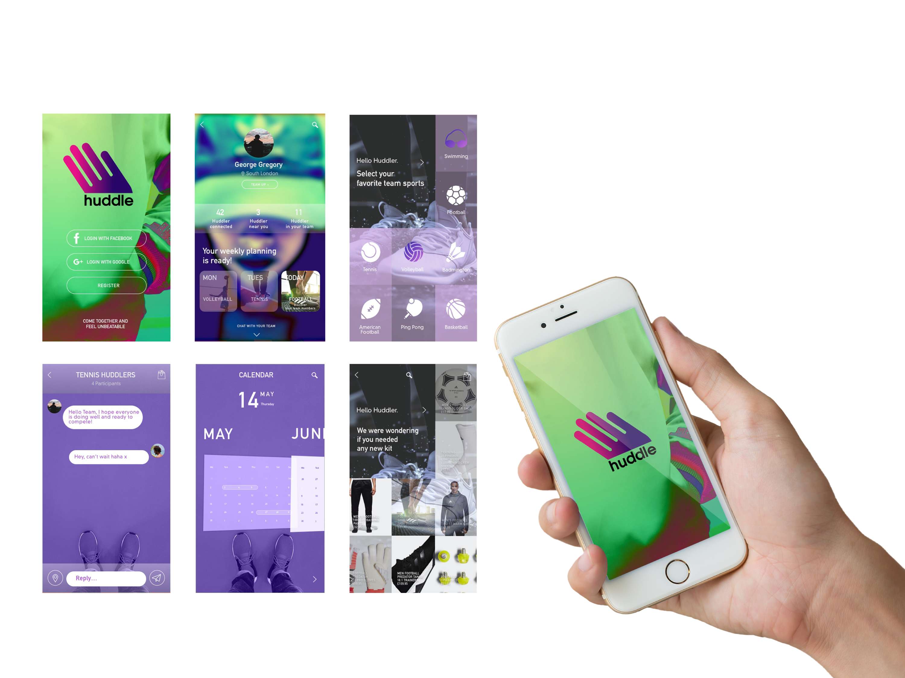 Huddle (Conceptual Project for Adidas) by NUR TOPCU