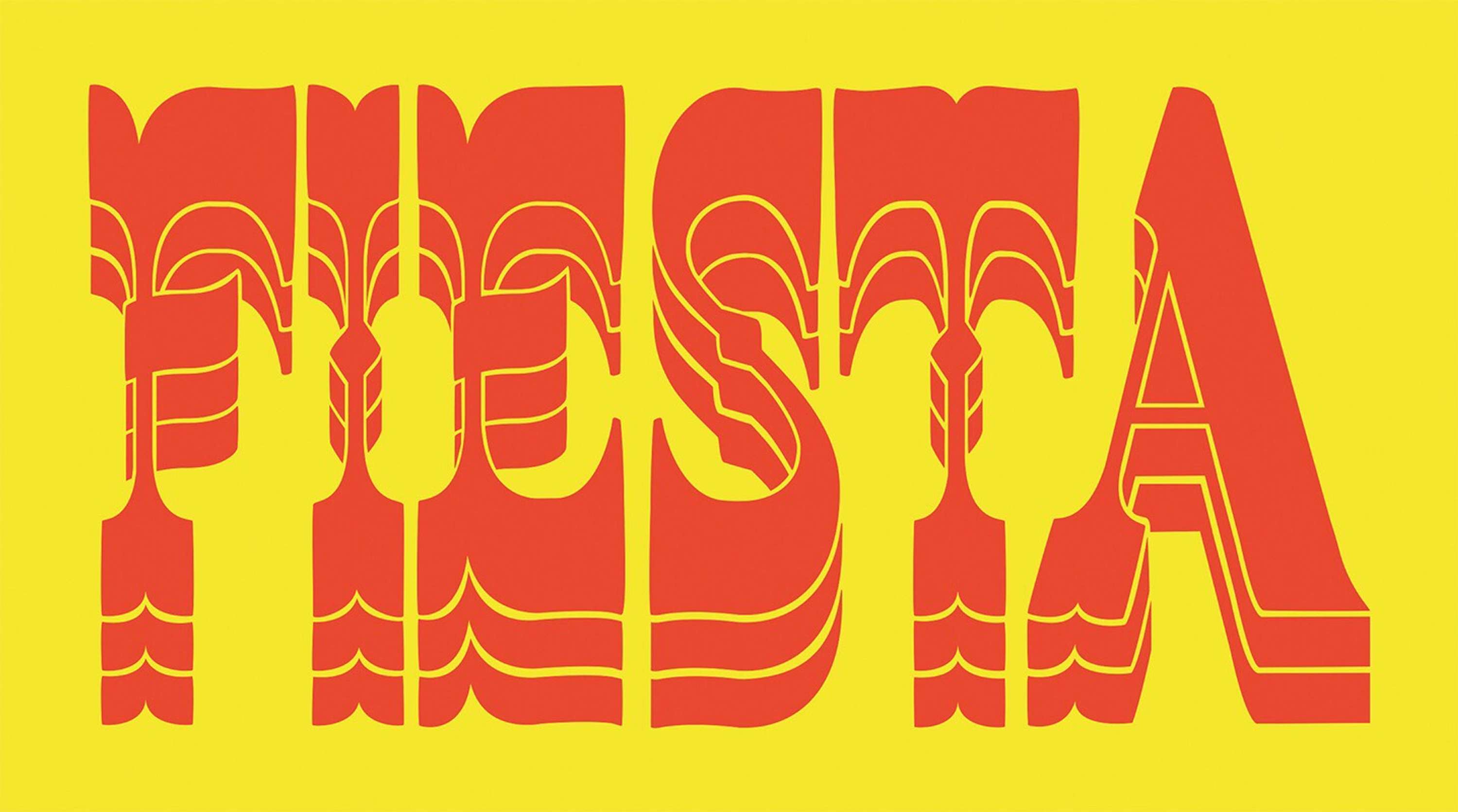 Fiesta typography by Will Martin