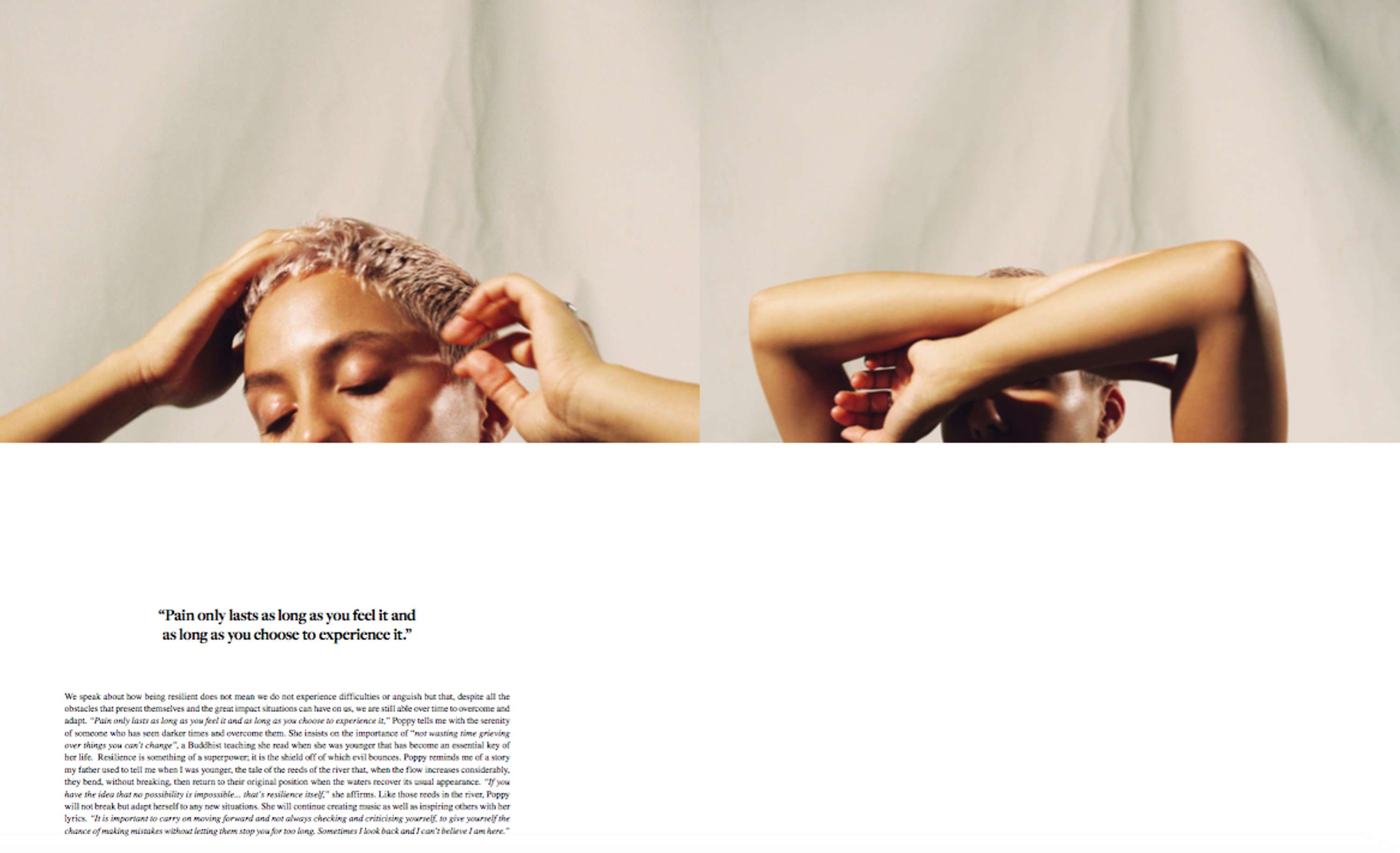 Interview with Poppy Ajudha by Cecilia Perez de Acha Lopez