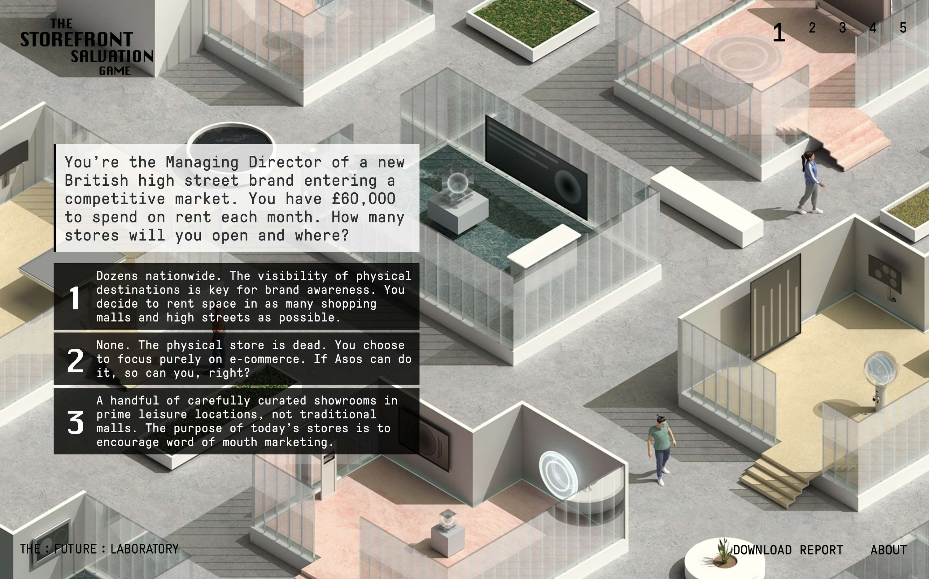 The Storefront Salvation Game by Tim Noakes