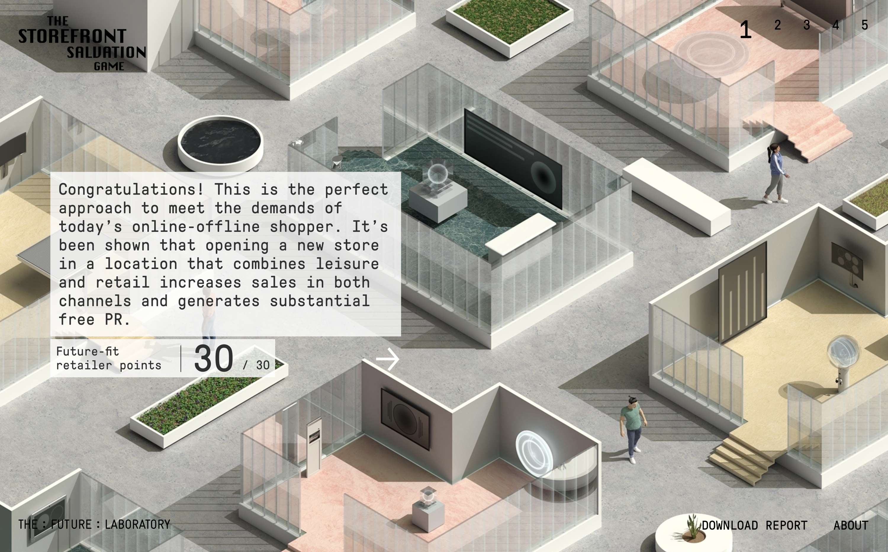 The Storefront Salvation Game by Tim Noakes