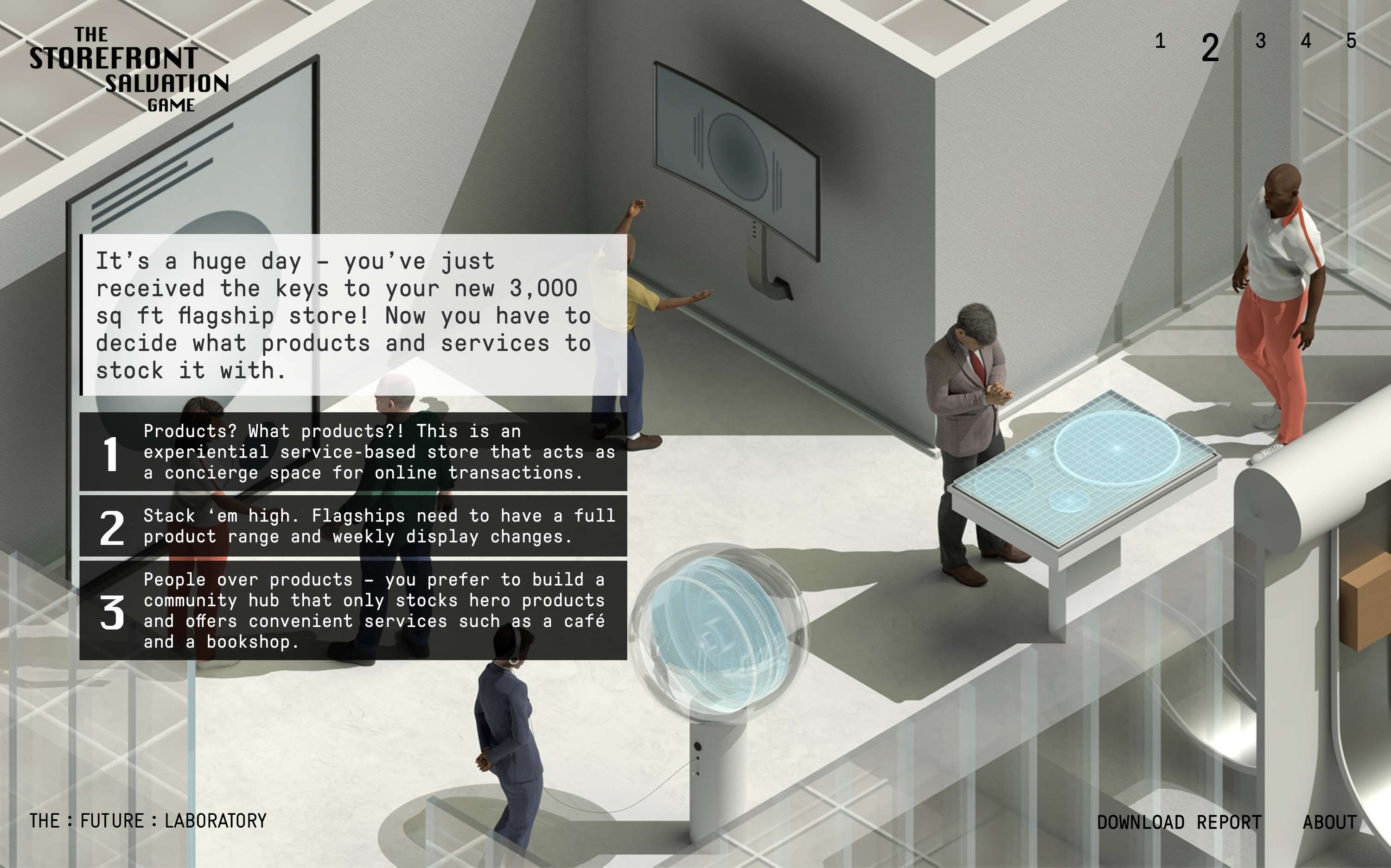 The Storefront Salvation Game by Tim Noakes