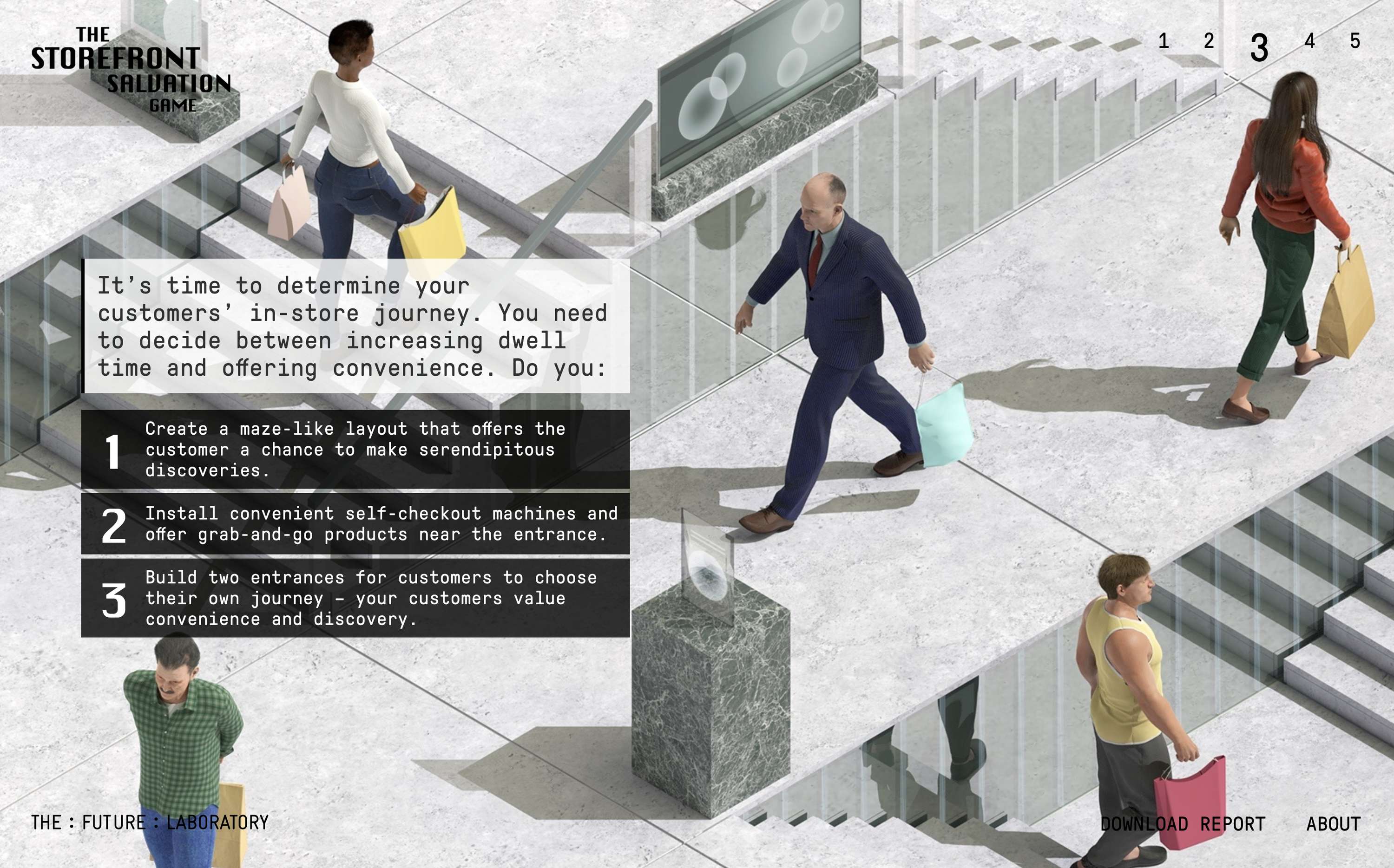 The Storefront Salvation Game by Tim Noakes