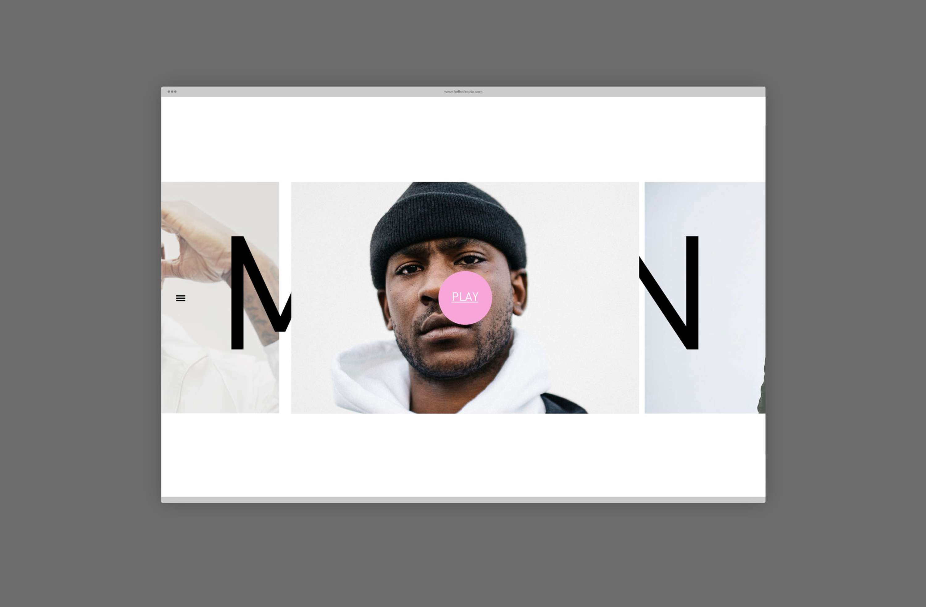 Skepta Website by Tristan Palmer