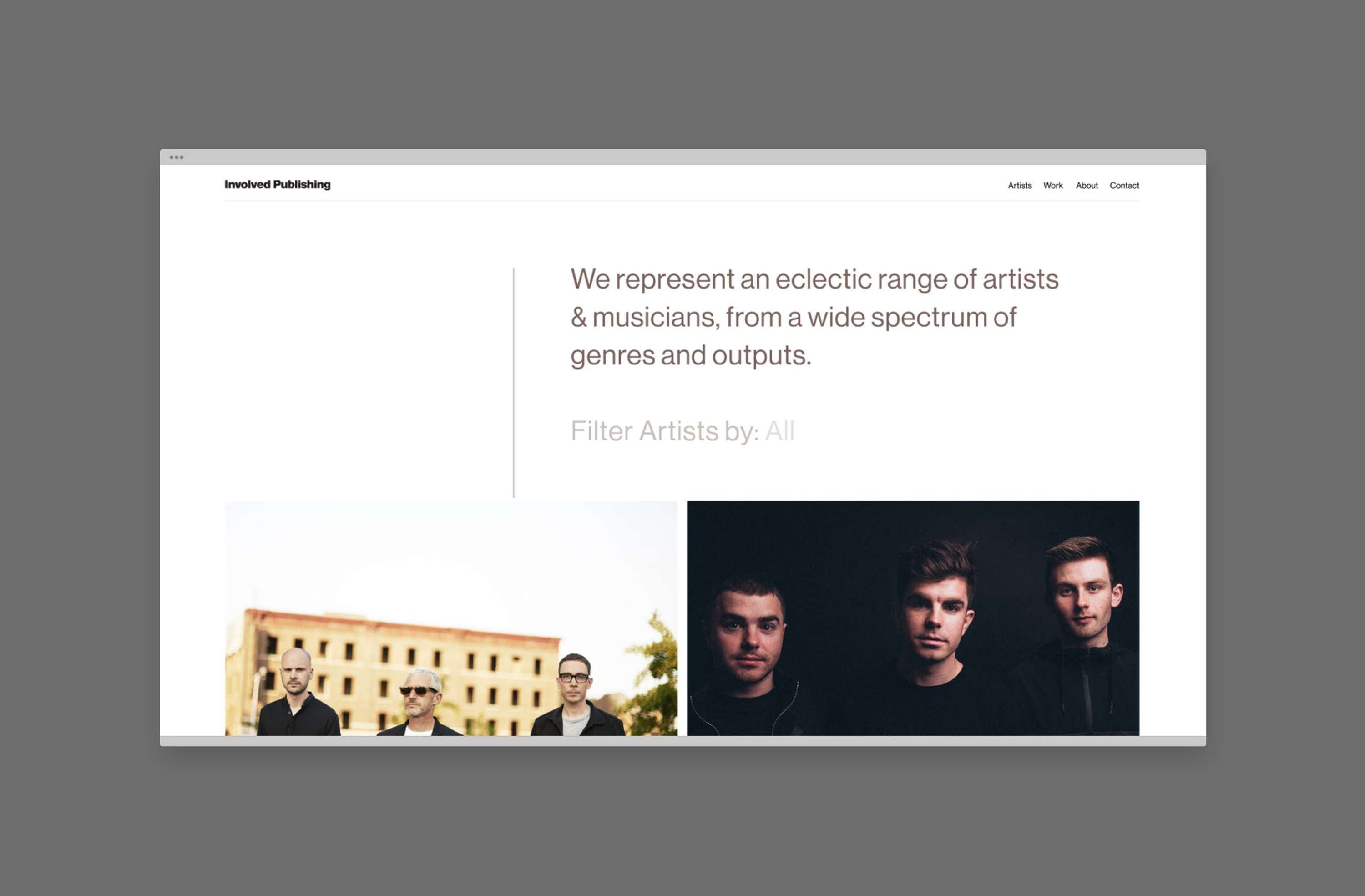 Involved Publishing Website by Tristan Palmer