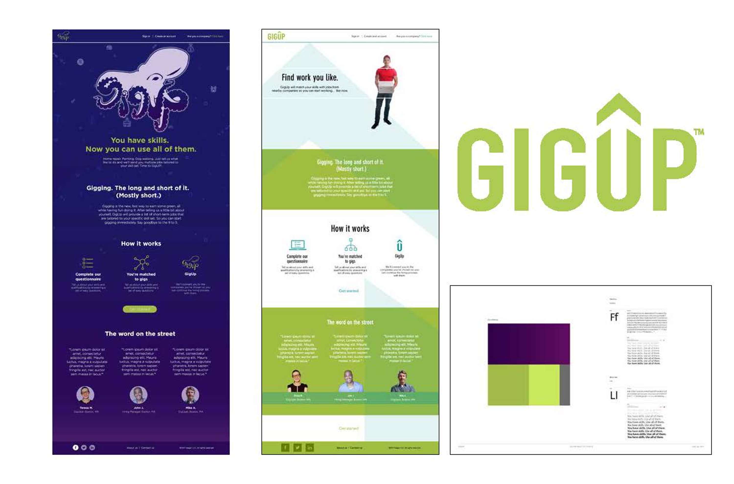 GigUp Branding by Brie Gobel