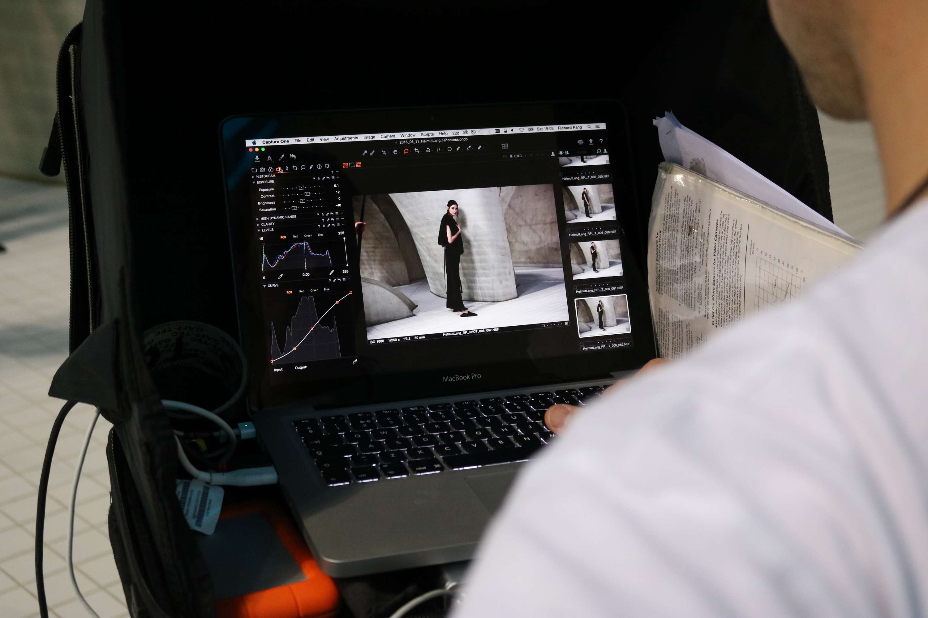 Helmut Lang - Behind the scenes by Nicholas Holme