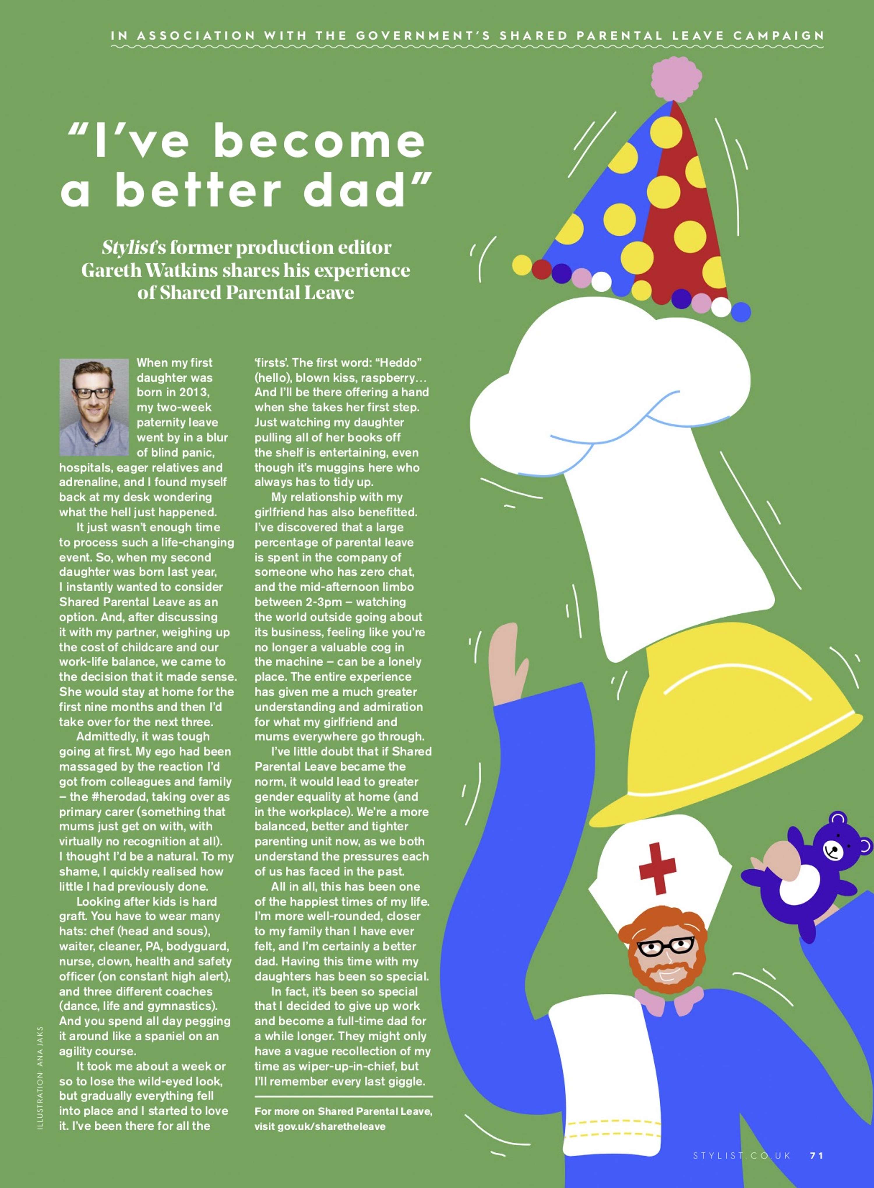 Shortlist Media, Shared Parental Leave by Gareth Watkins