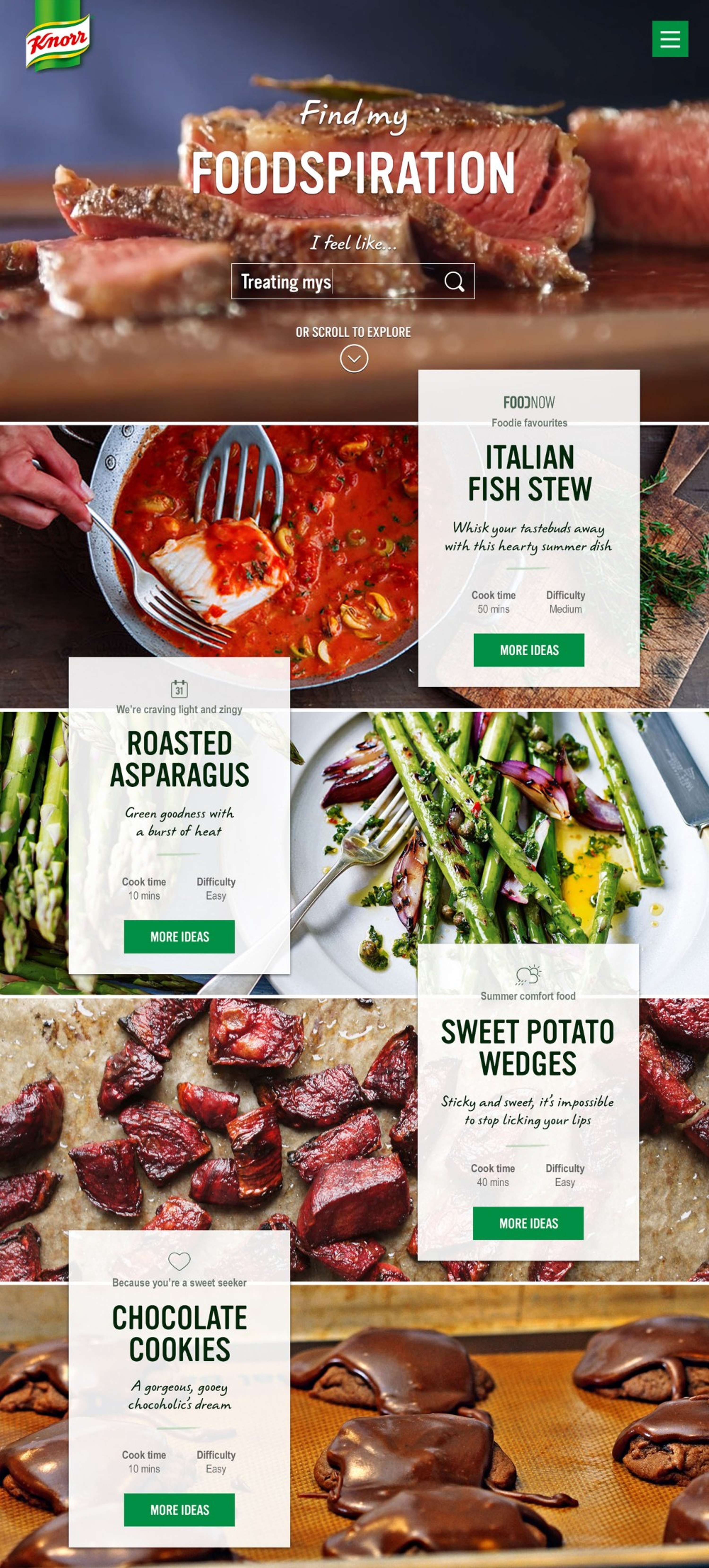 Knorr – Website Transformation (Pitch Win) by Emma Brooke