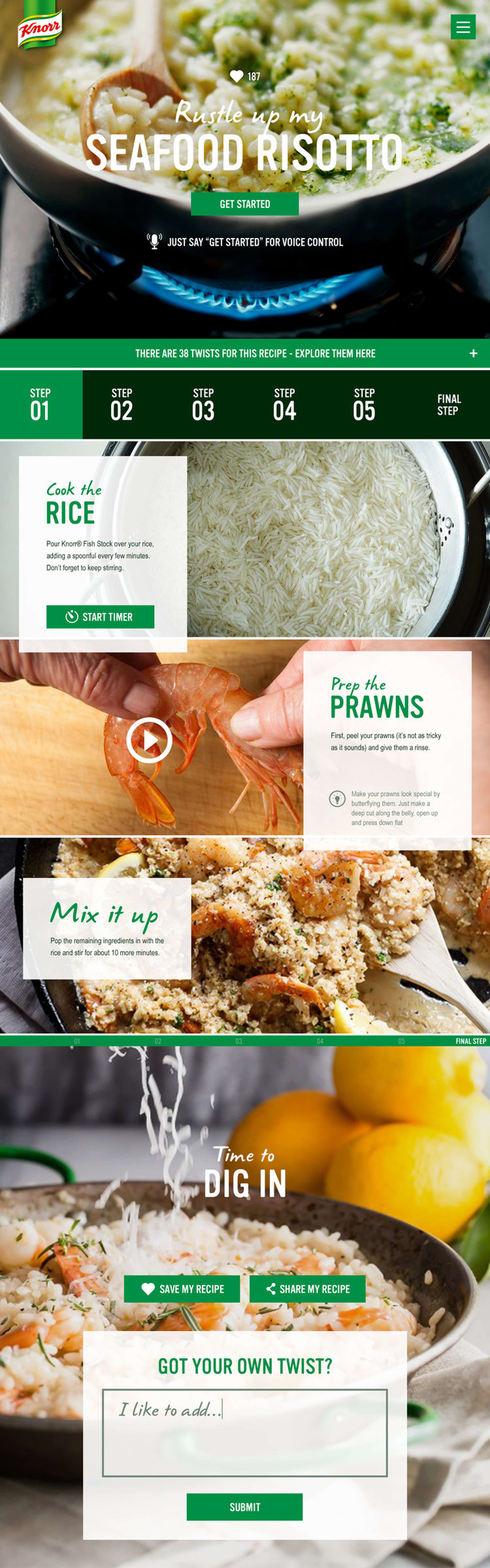 Knorr – Website Transformation (Pitch Win) by Emma Brooke