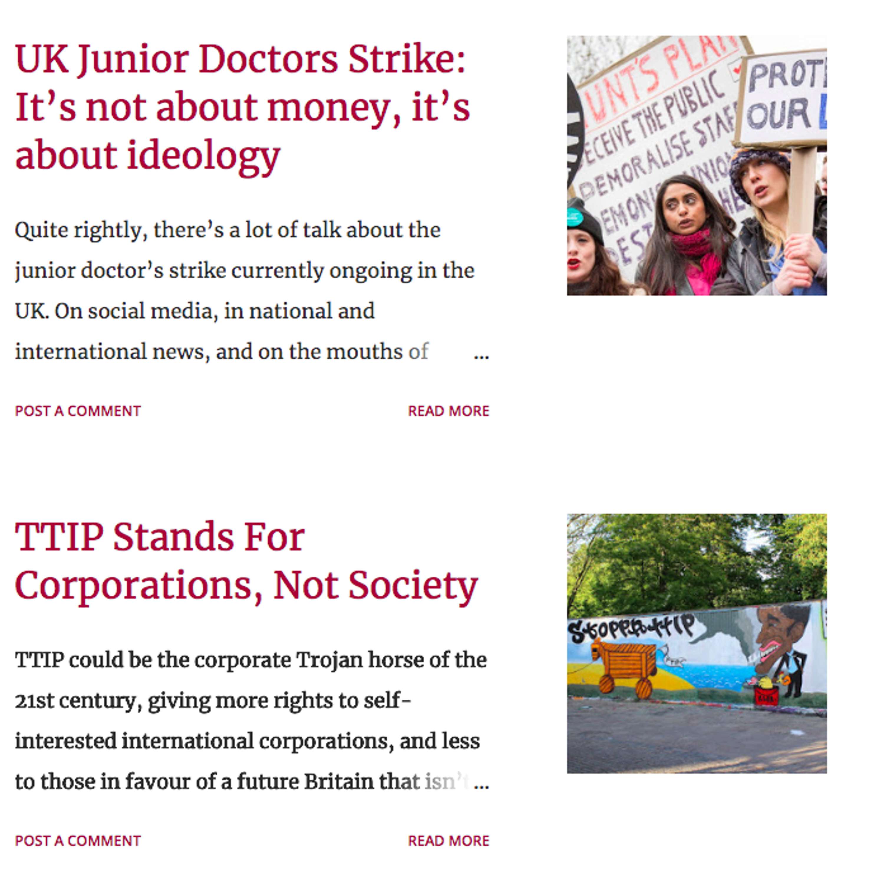 LessEvolved.com // Feature opinion pieces on politics, society and entertainment by Laura Tucker