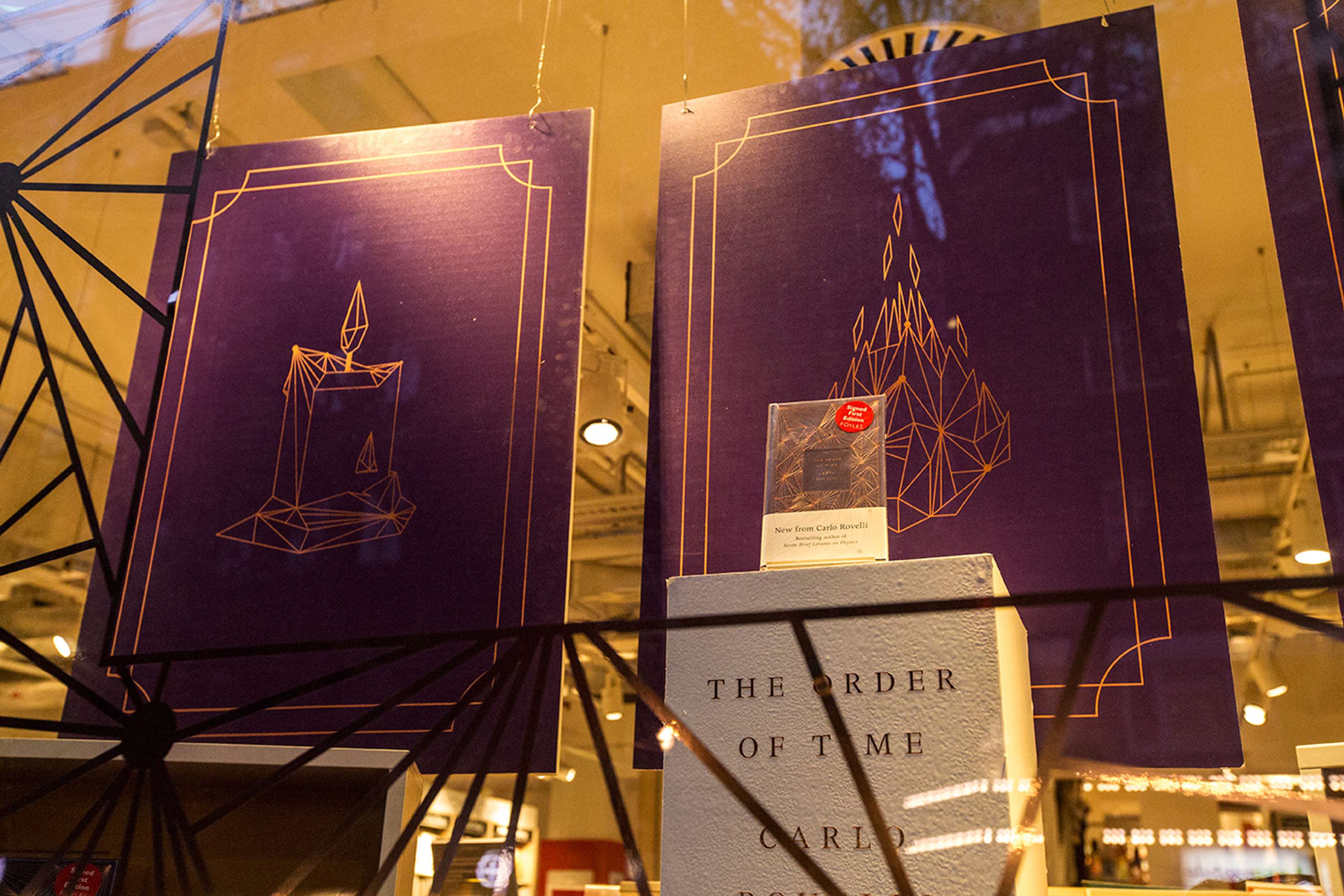 The Order of Time - Window Display by Joseph Botcherby