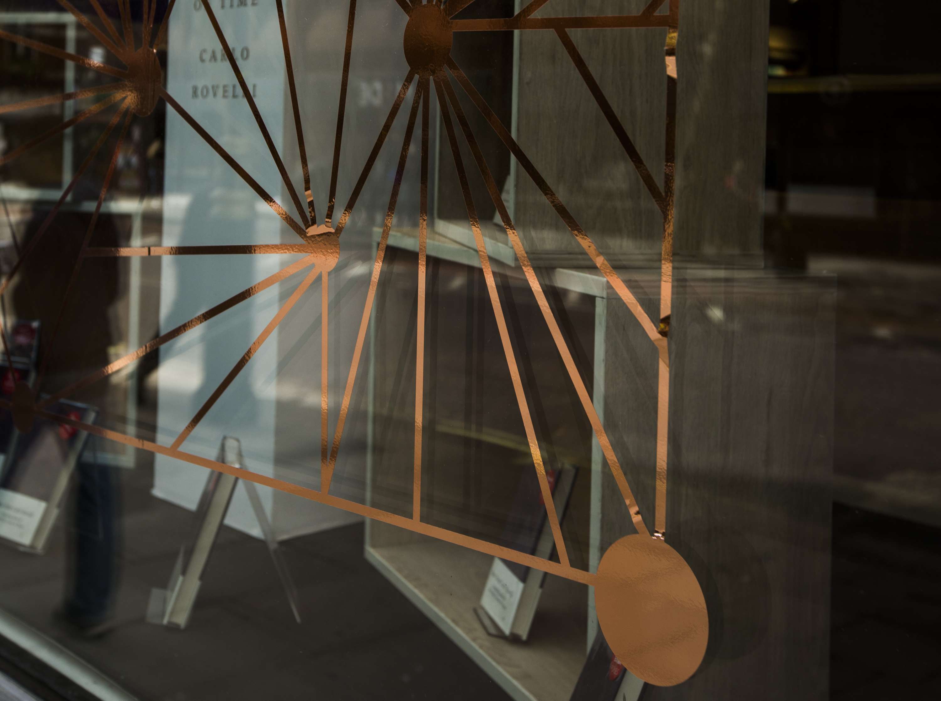 The Order of Time - Window Display by Joseph Botcherby