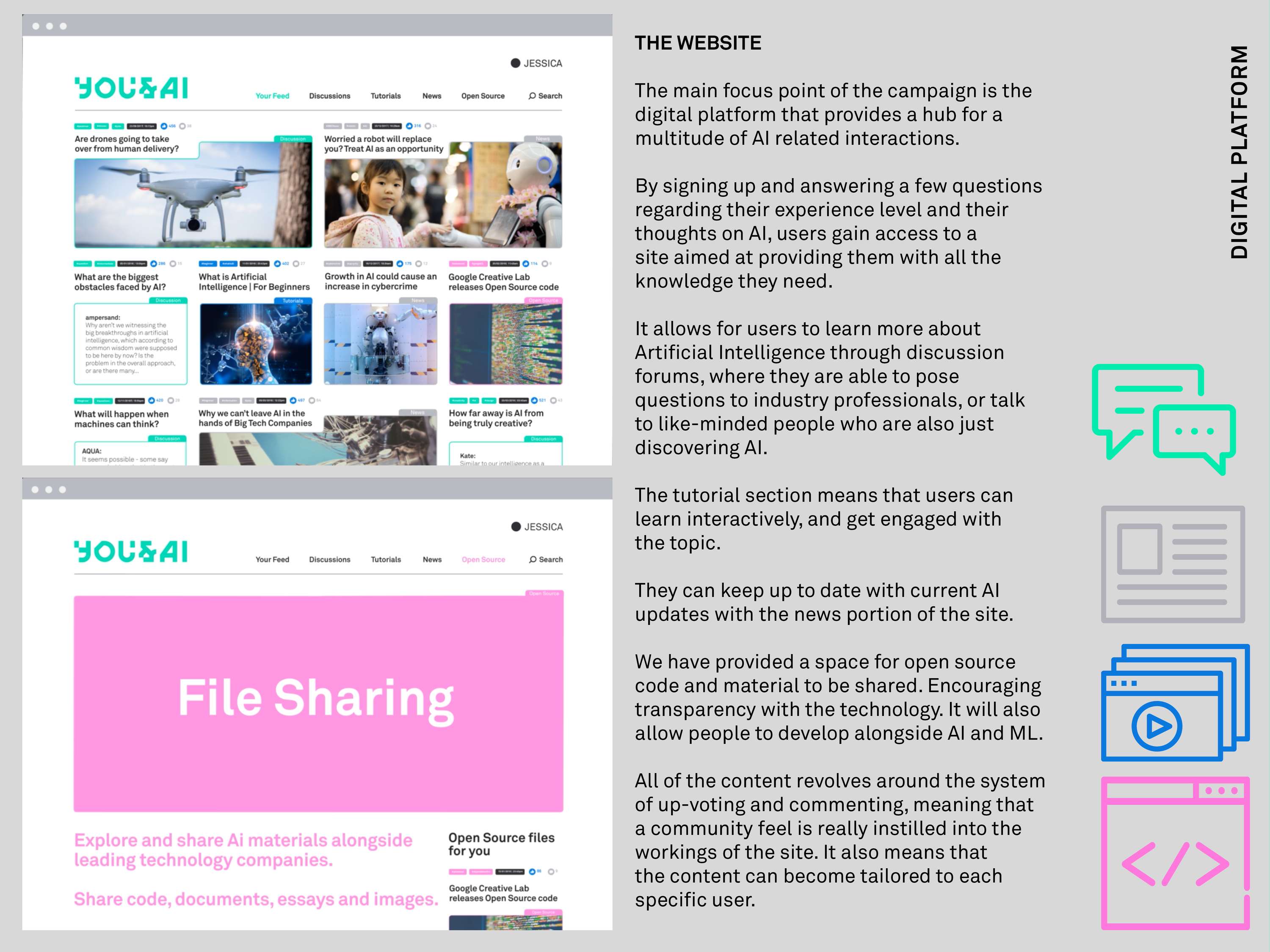 D&AD New Blood. Dropbox Paper: You&AI by Kendall Slade