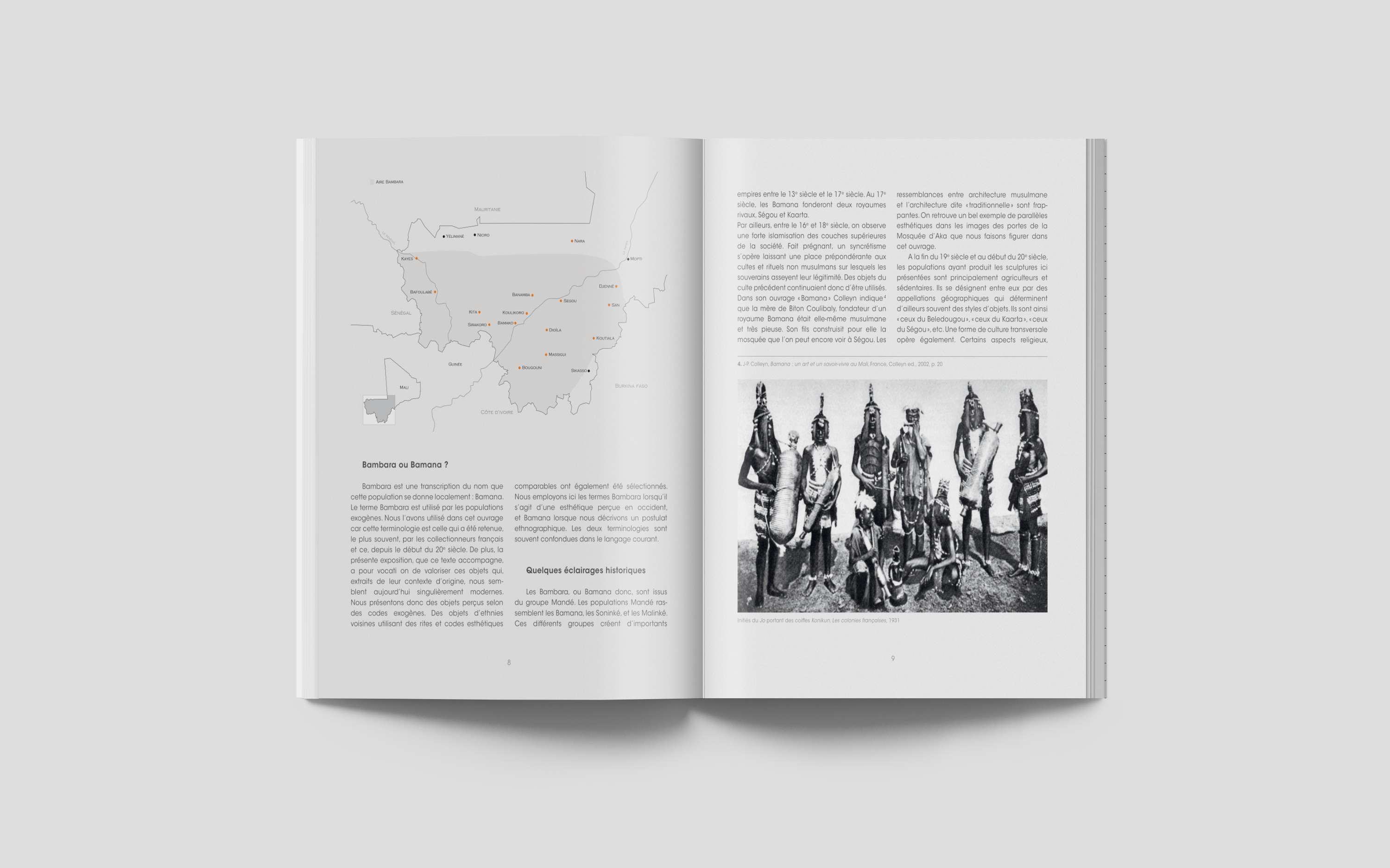 Bambara, catalogue for an art gallery in Paris by Charlotte Eckstein
