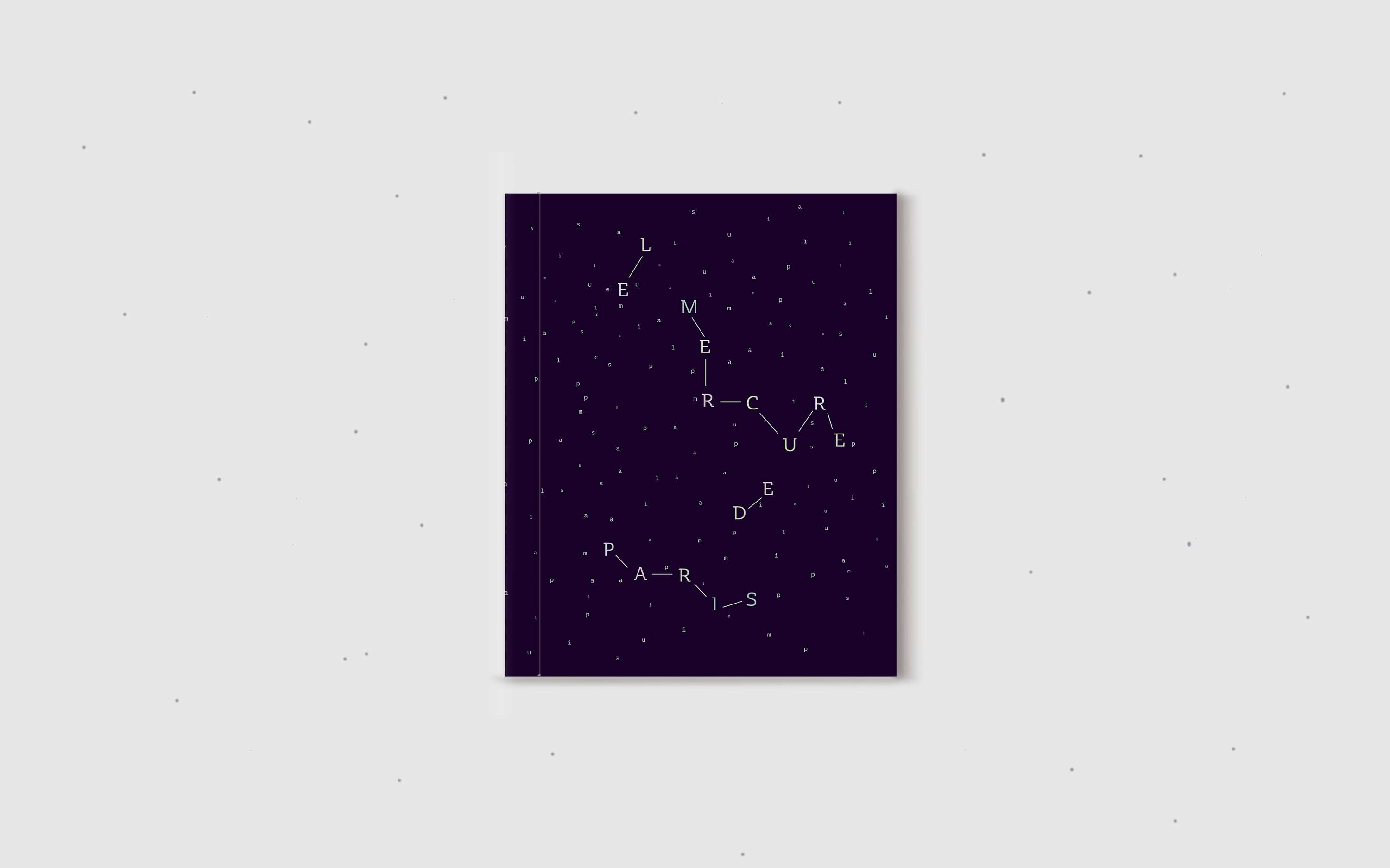 Le mercure de Paris, french poetry book, Méroé, 2017 by Charlotte Eckstein