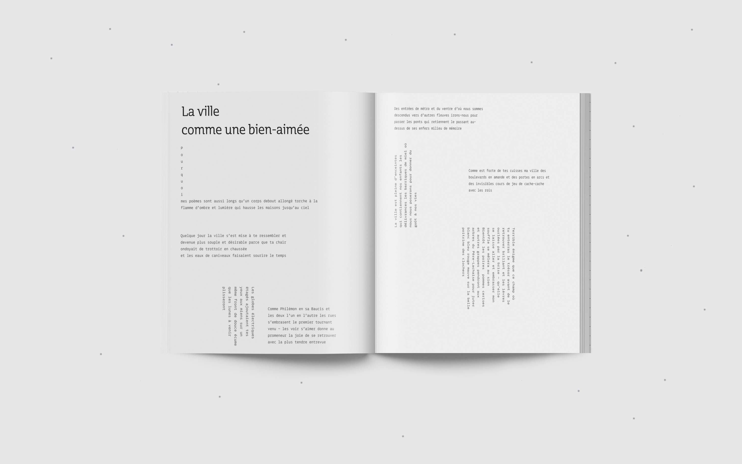 Le mercure de Paris, french poetry book, Méroé, 2017 by Charlotte Eckstein