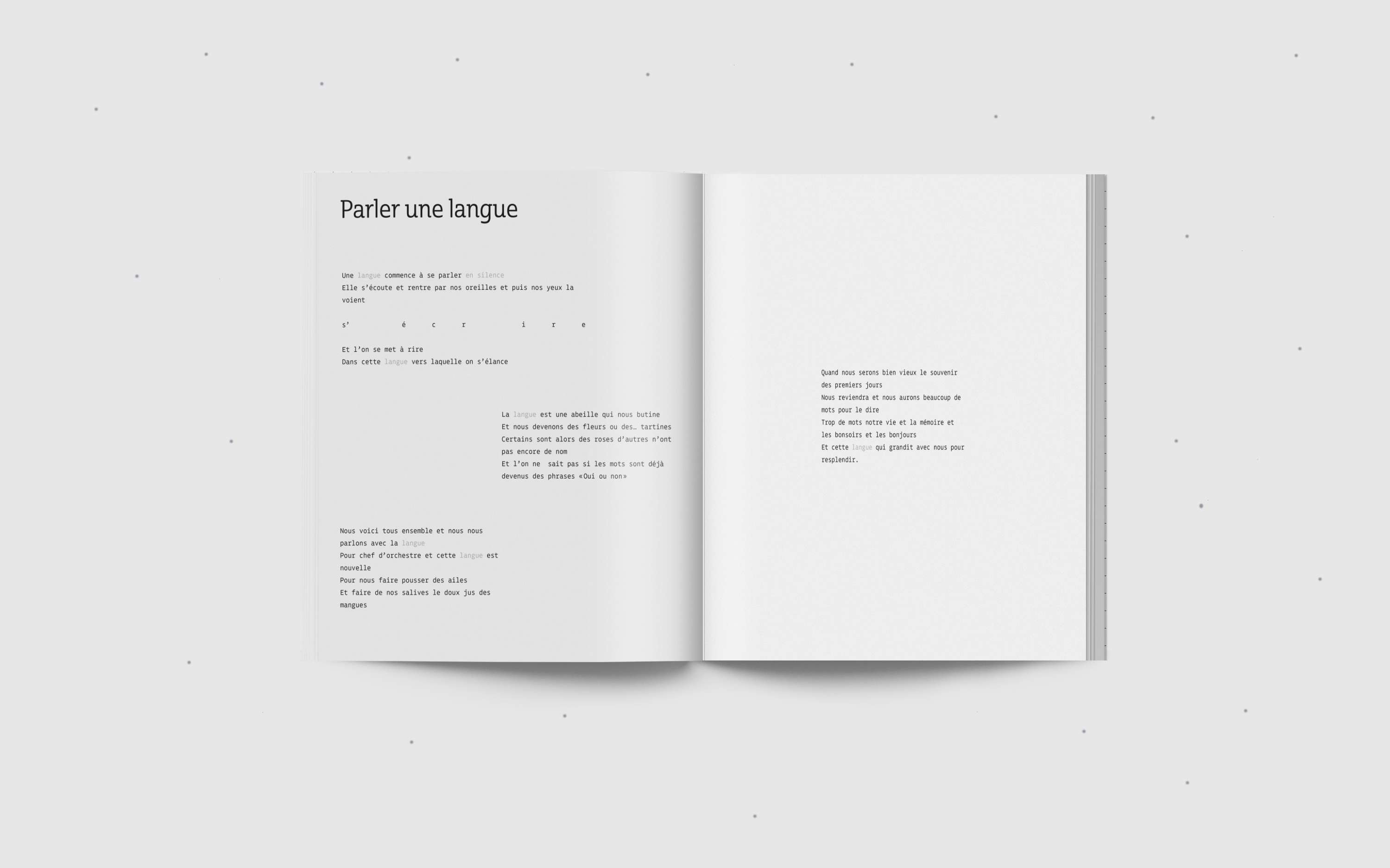 Le mercure de Paris, french poetry book, Méroé, 2017 by Charlotte Eckstein