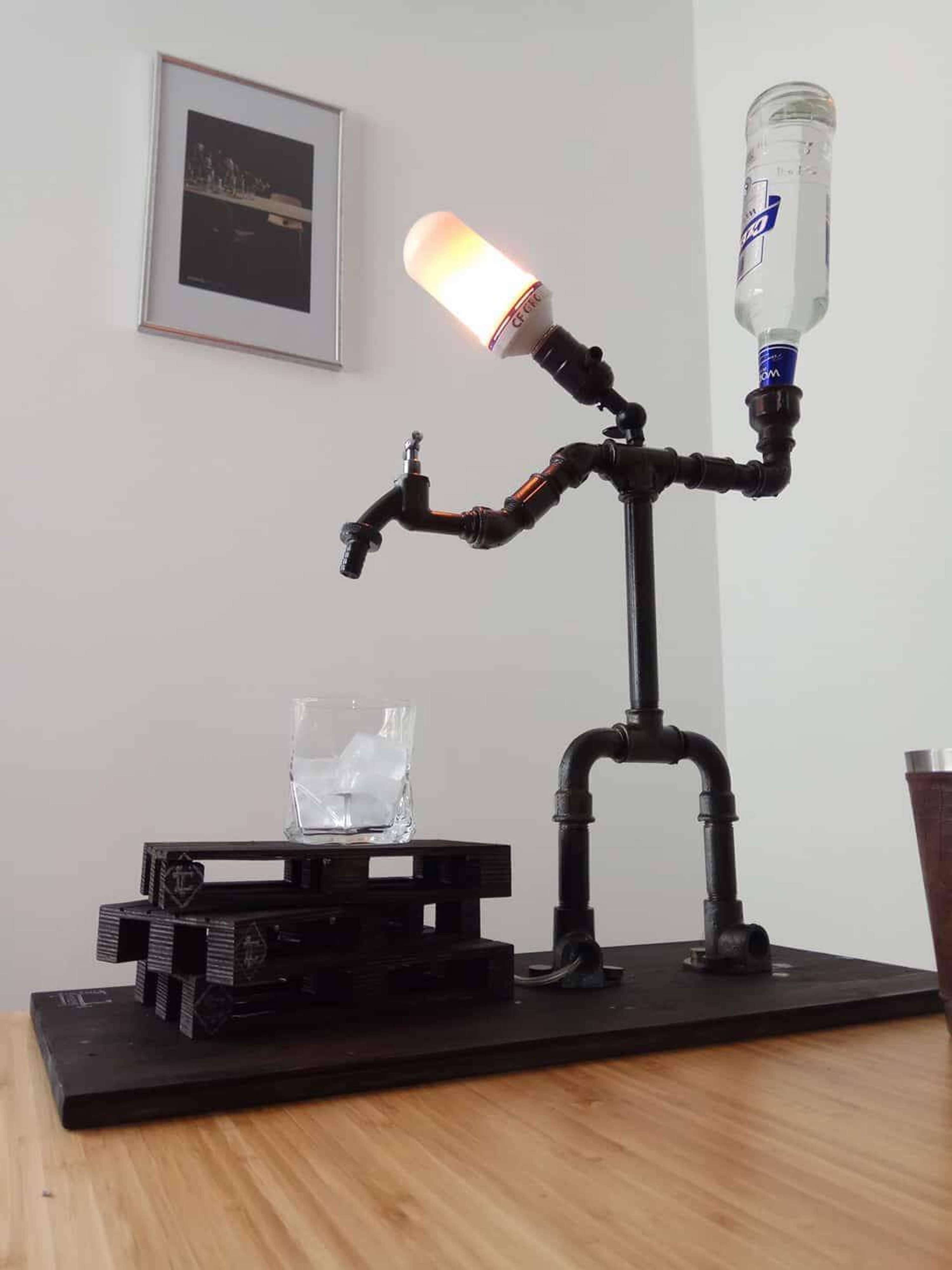 Lamp-barman. Handmade and designed by me for LT Interior Details by LT Inrerior Details