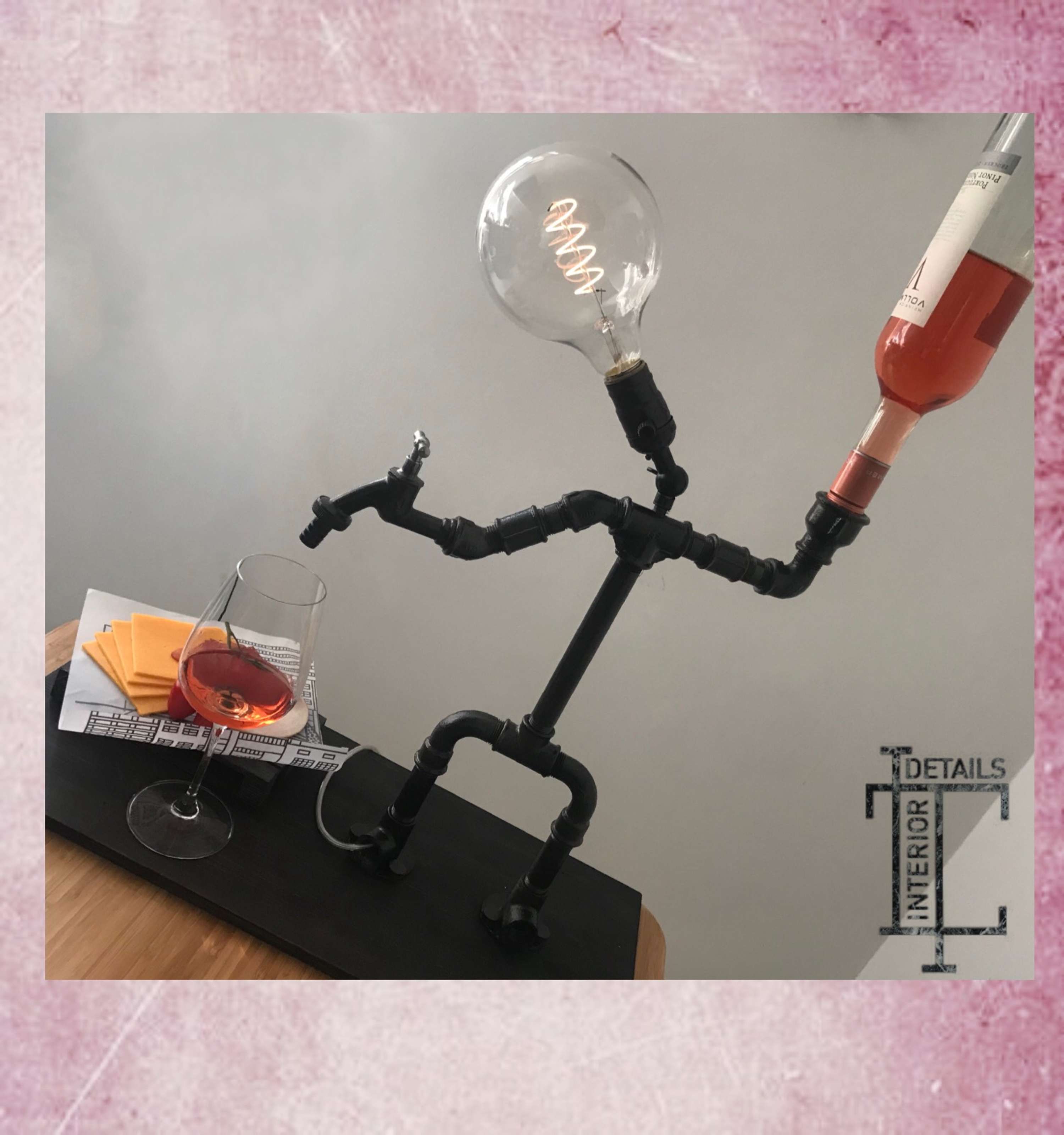 Lamp-barman. Handmade and designed by me for LT Interior Details by LT Inrerior Details