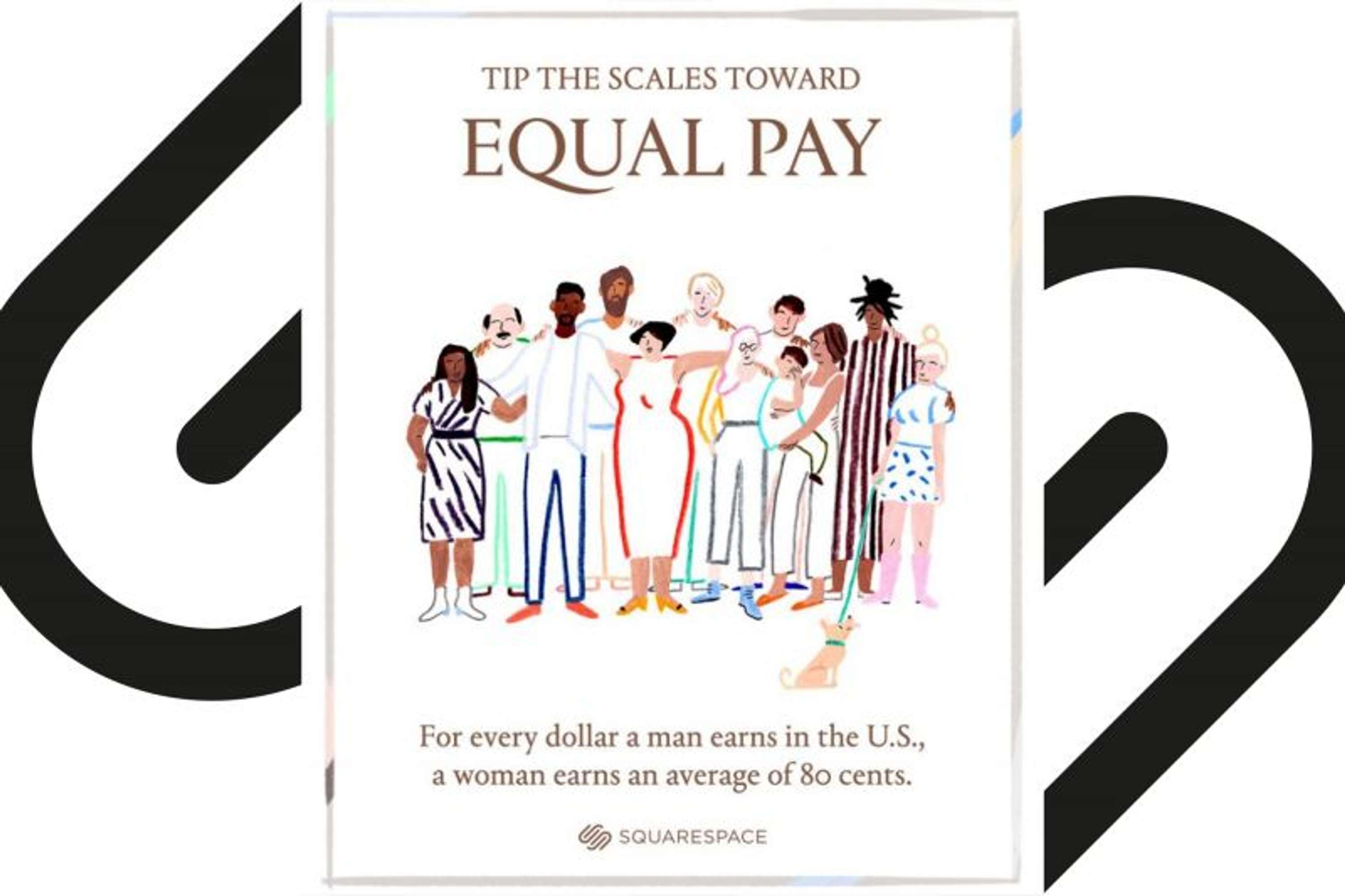 Tip the Scales Toward Equal Pay by Squarespace