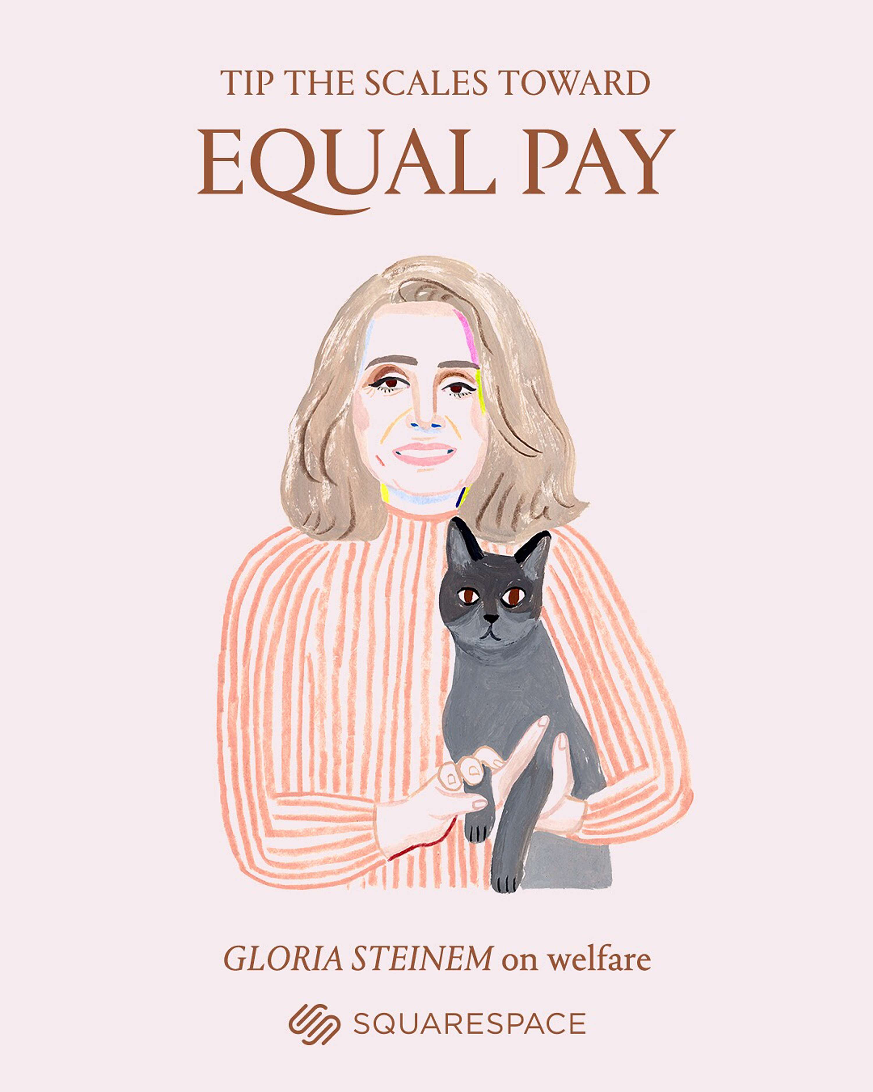 Tip the Scales Toward Equal Pay by Squarespace